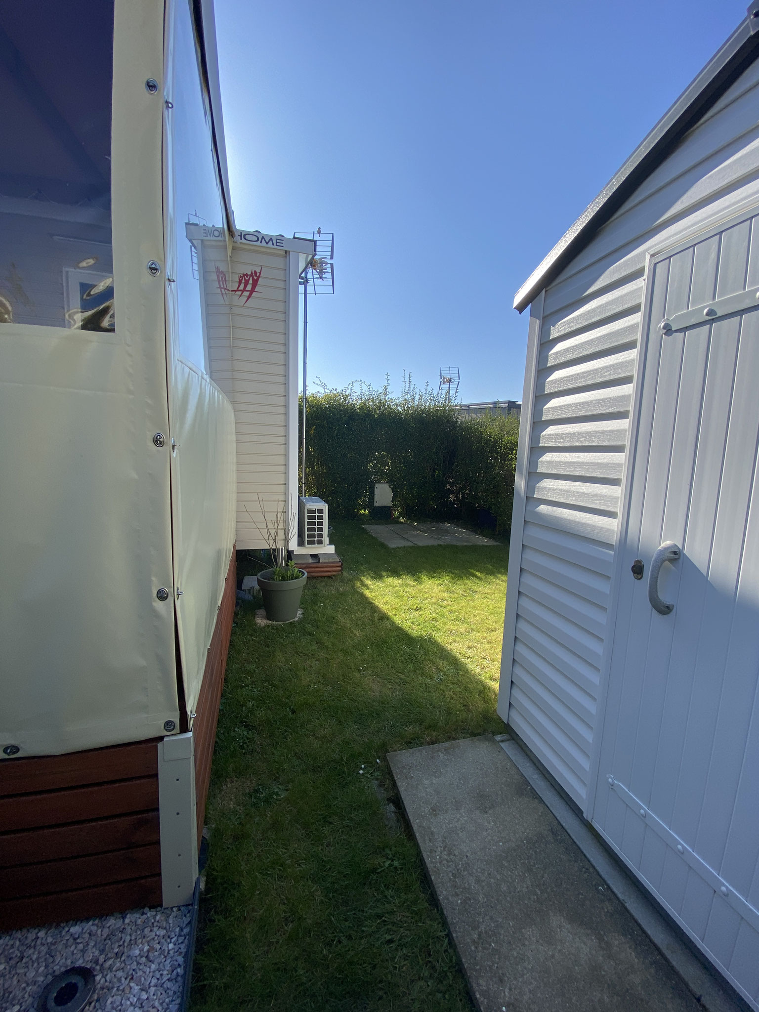 mobil home à vendre au camping la Haie Penée