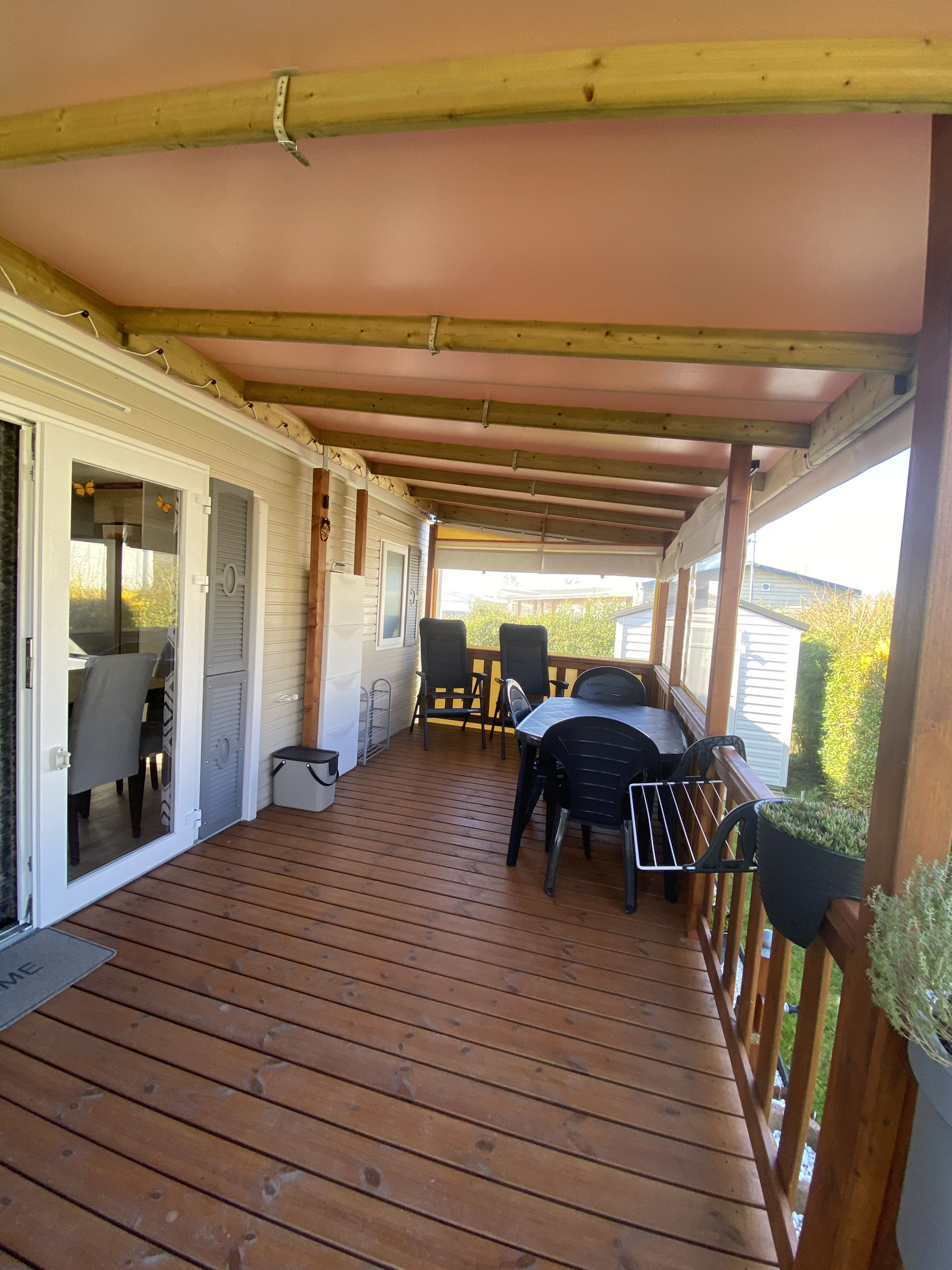 mobil home à vendre au camping la Haie Penée