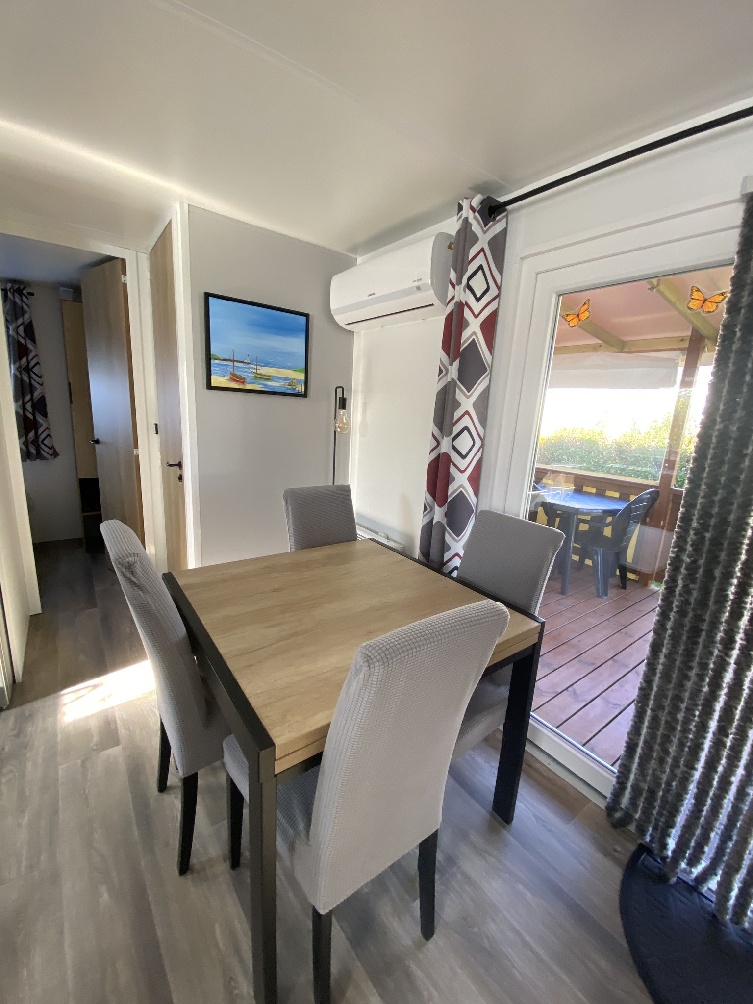 mobil home à vendre au camping la Haie Penée