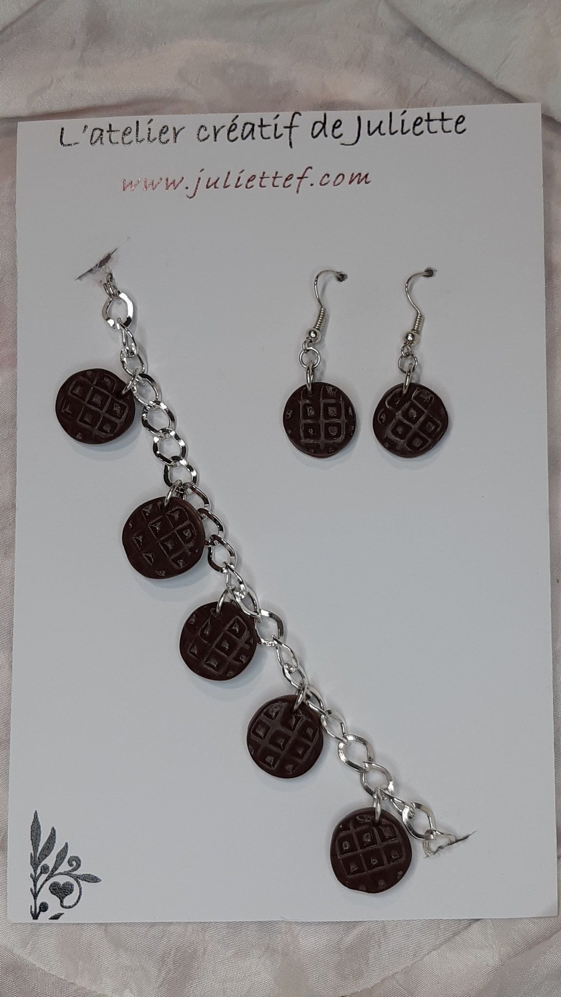 modèle 3 : biscuits chocolats 