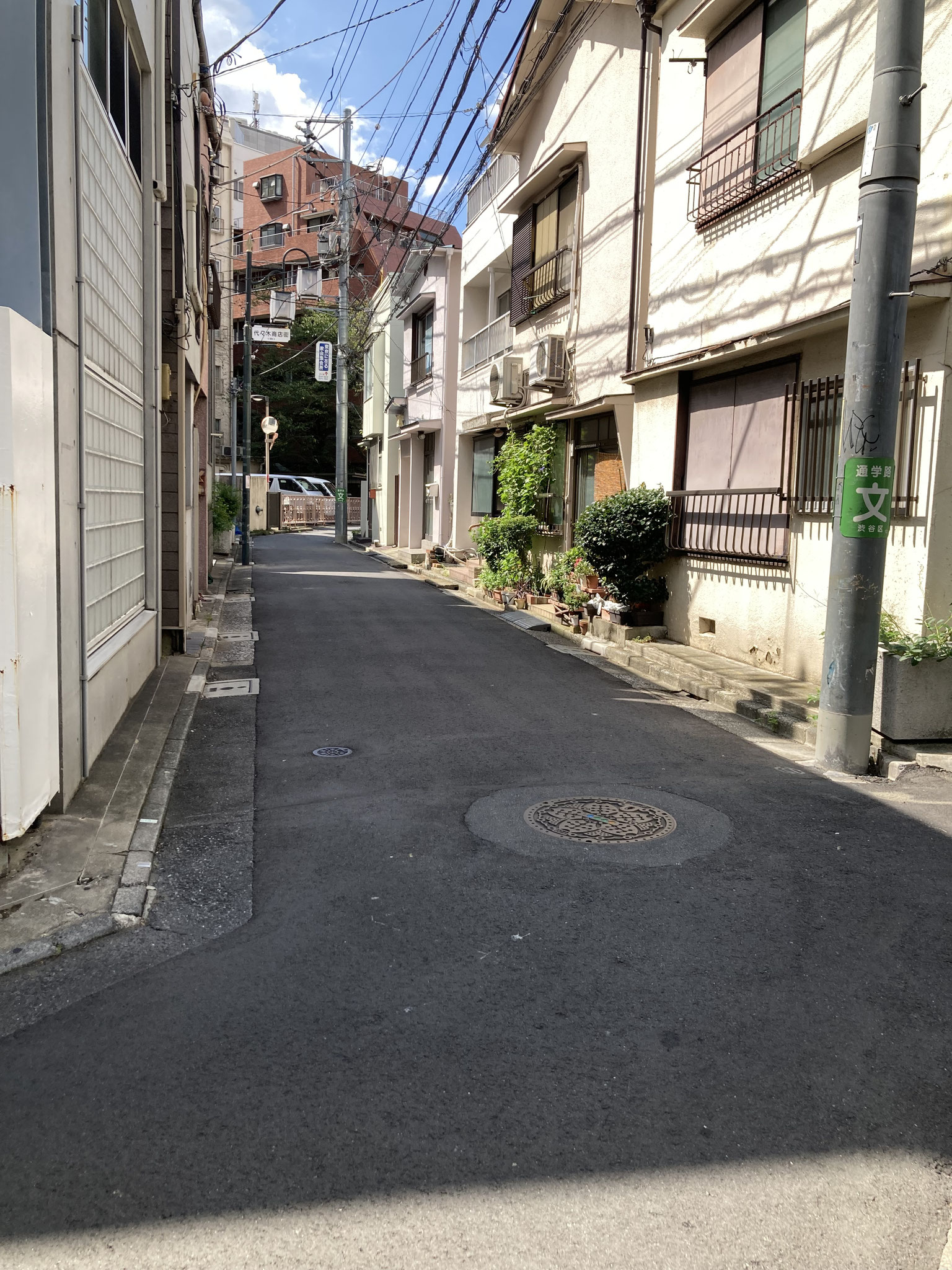 まっすぐ道なりにすすみます