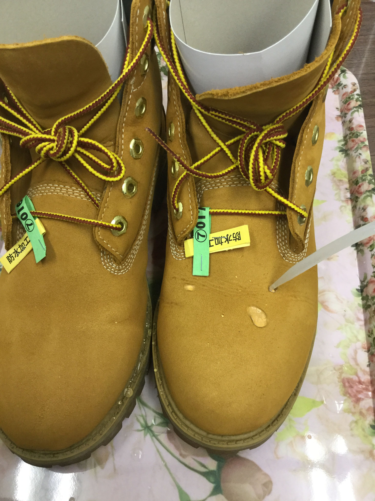 おまけに防水加工もバッチリ効いてます♪