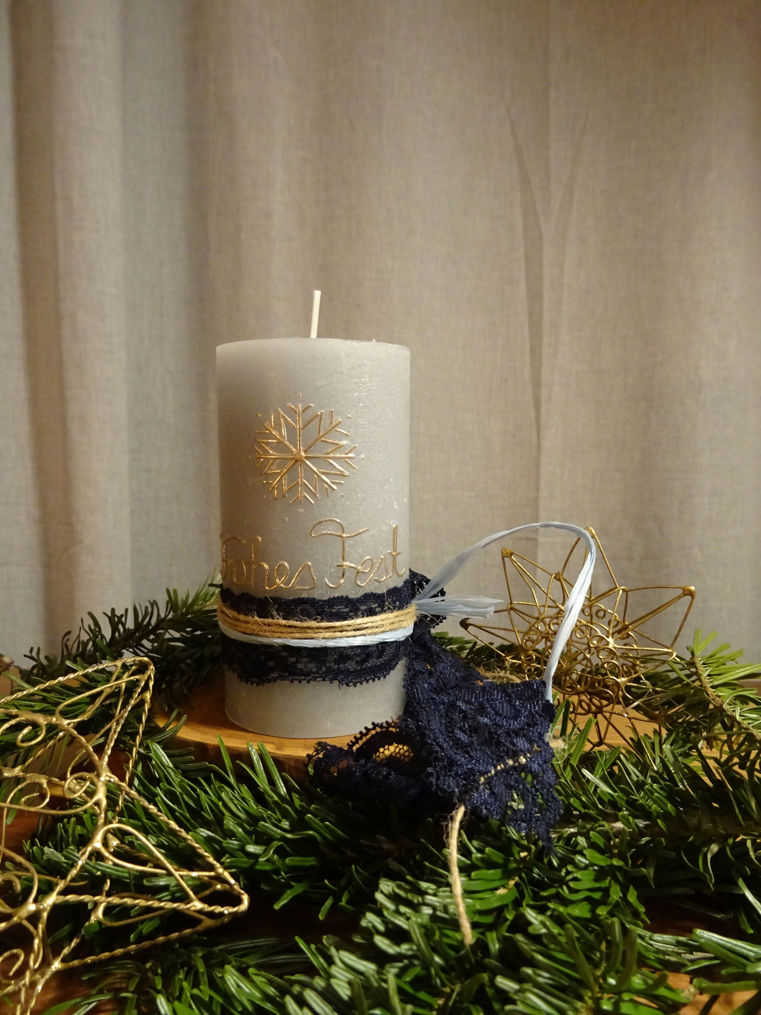 Weihnachtskerze 3