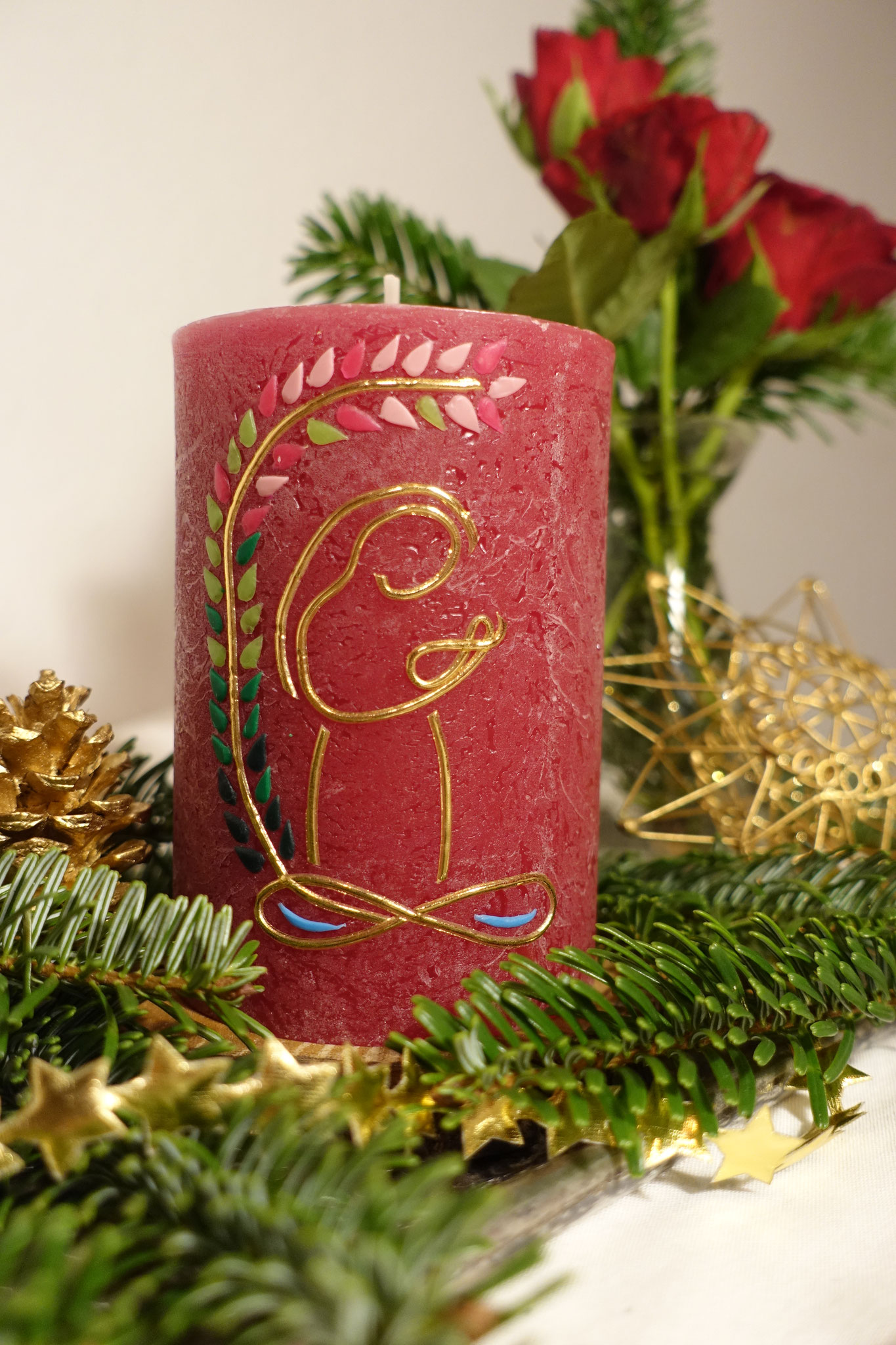 Weihnachtskerze 2