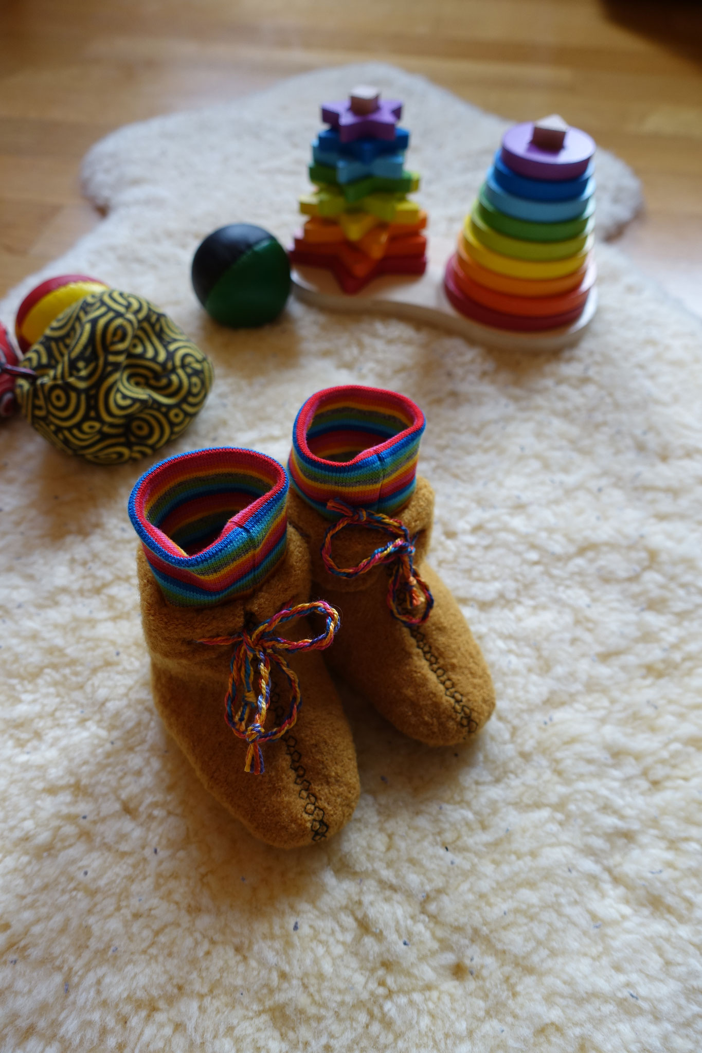 Babywalkschuhe senfgelb 4