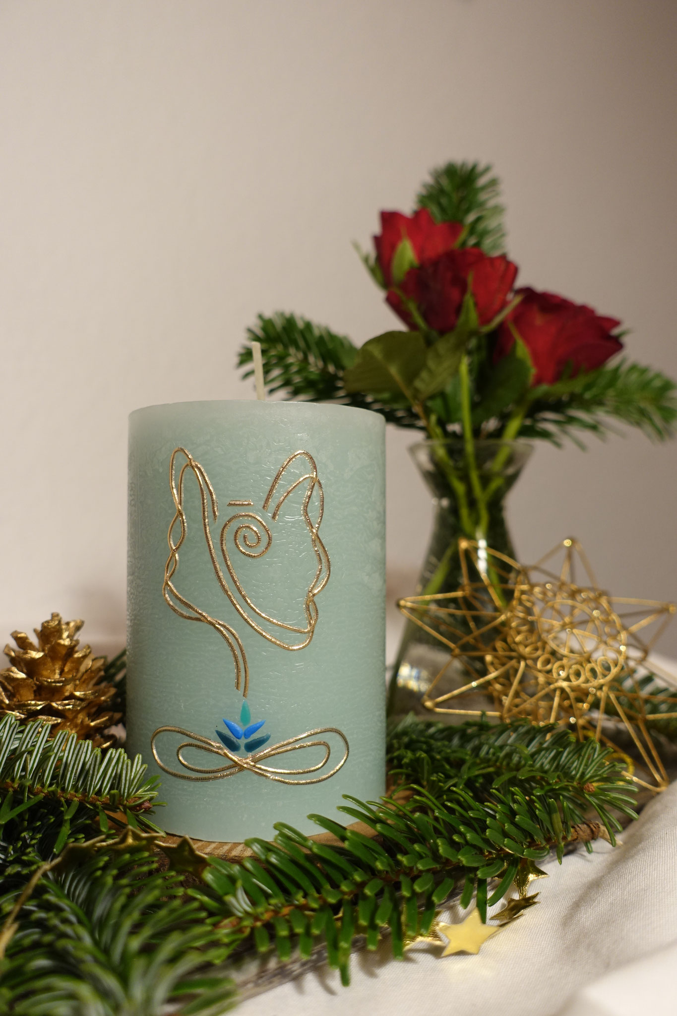 Weihnachtskerze 15