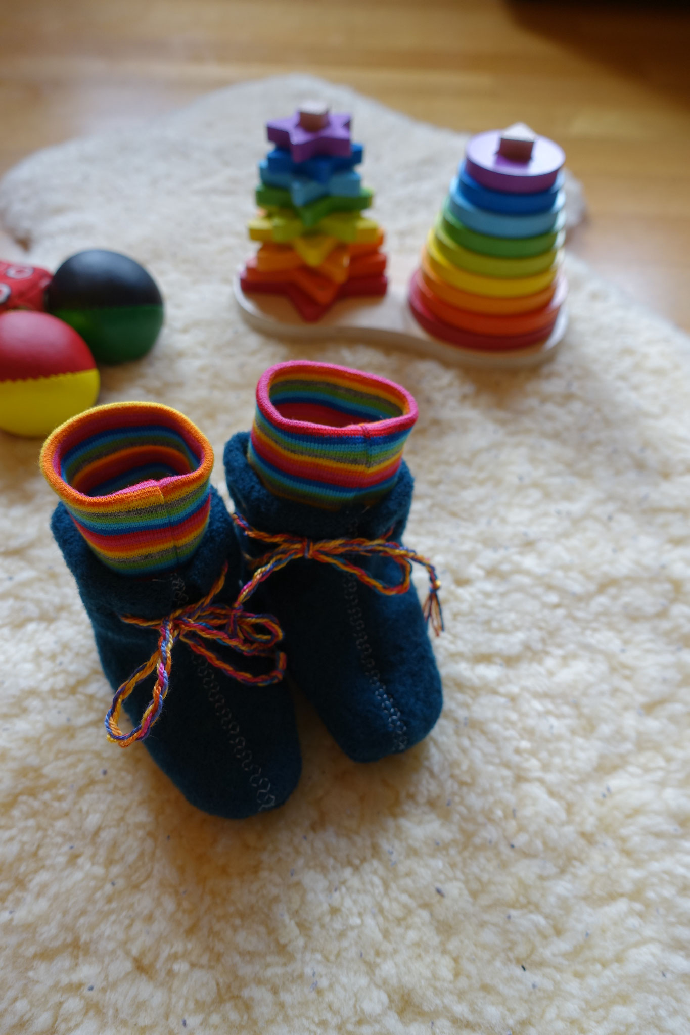 Babywalkschuhe petrol 3