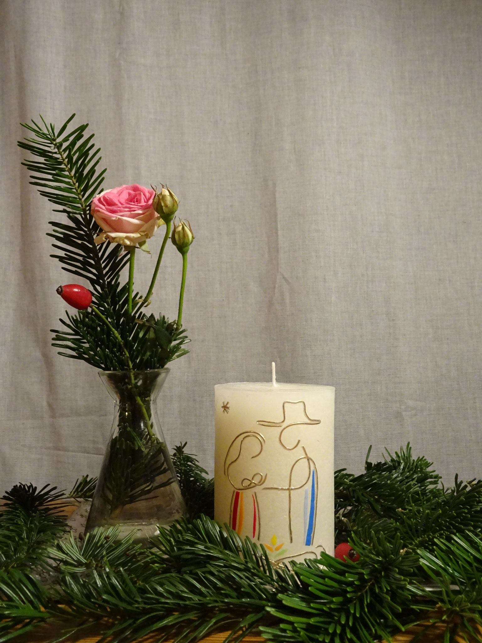 Weihnachtskerze 13