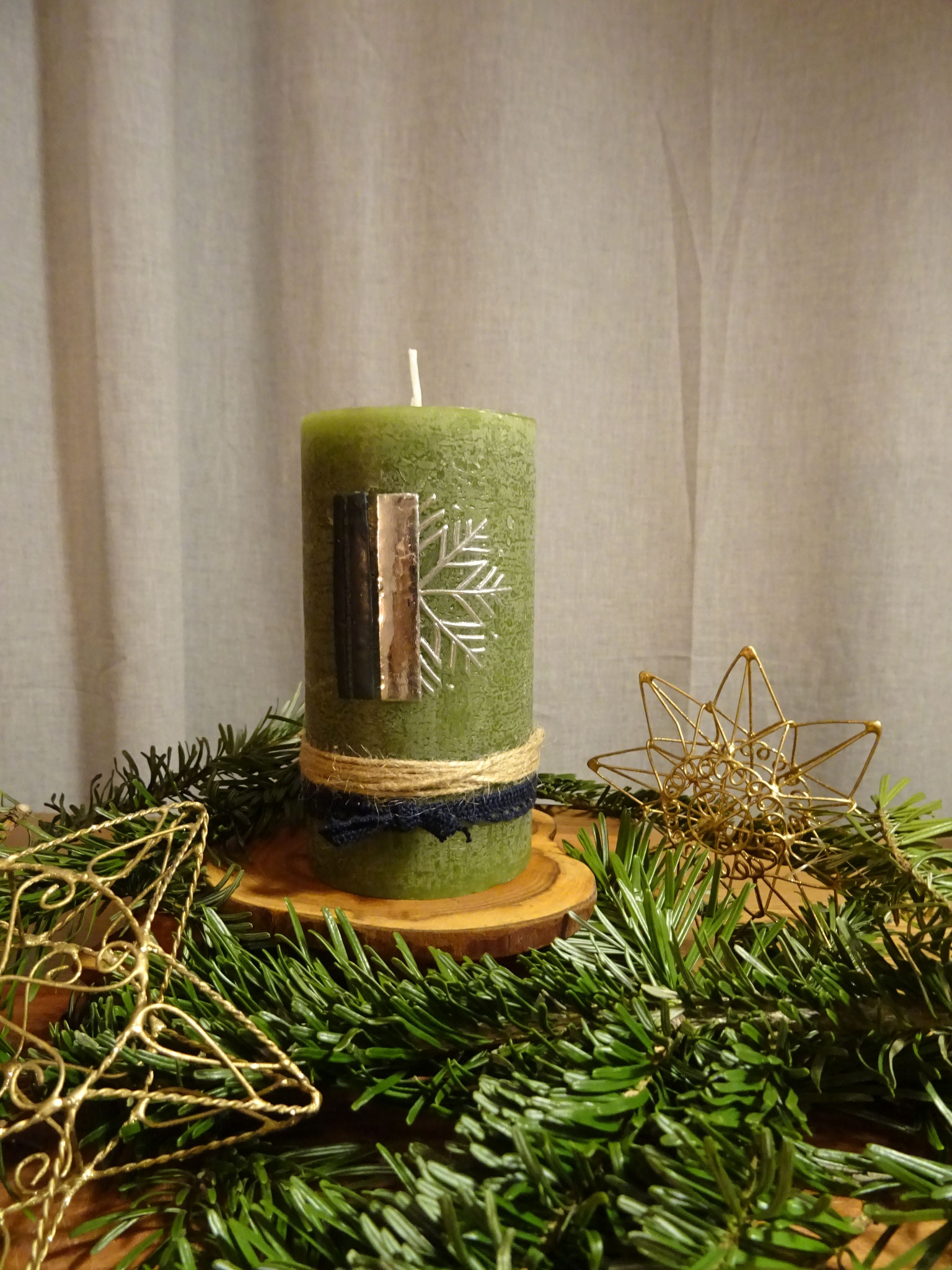 Weihnachtskerze 5