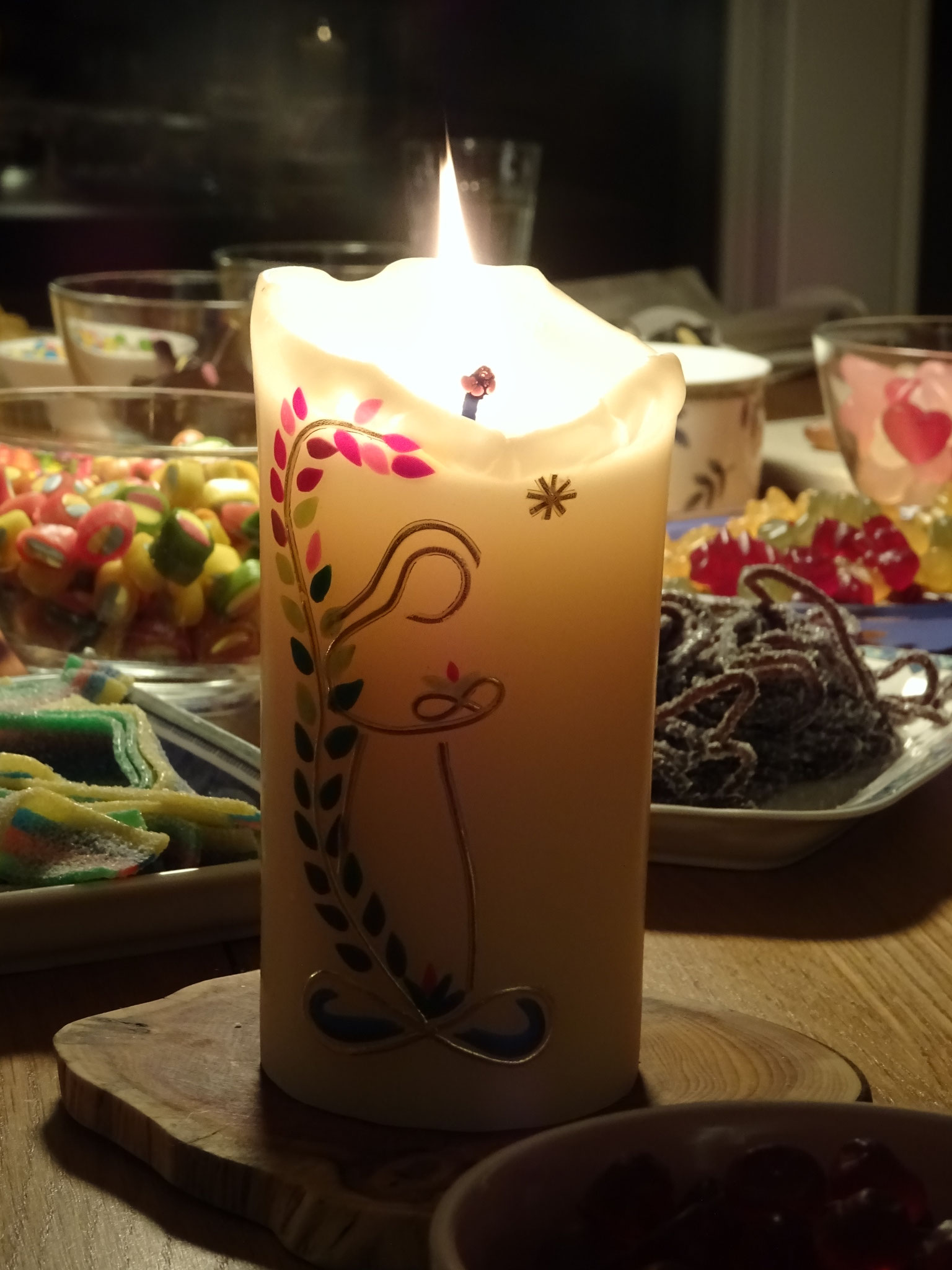 Weihnachtskerze 1