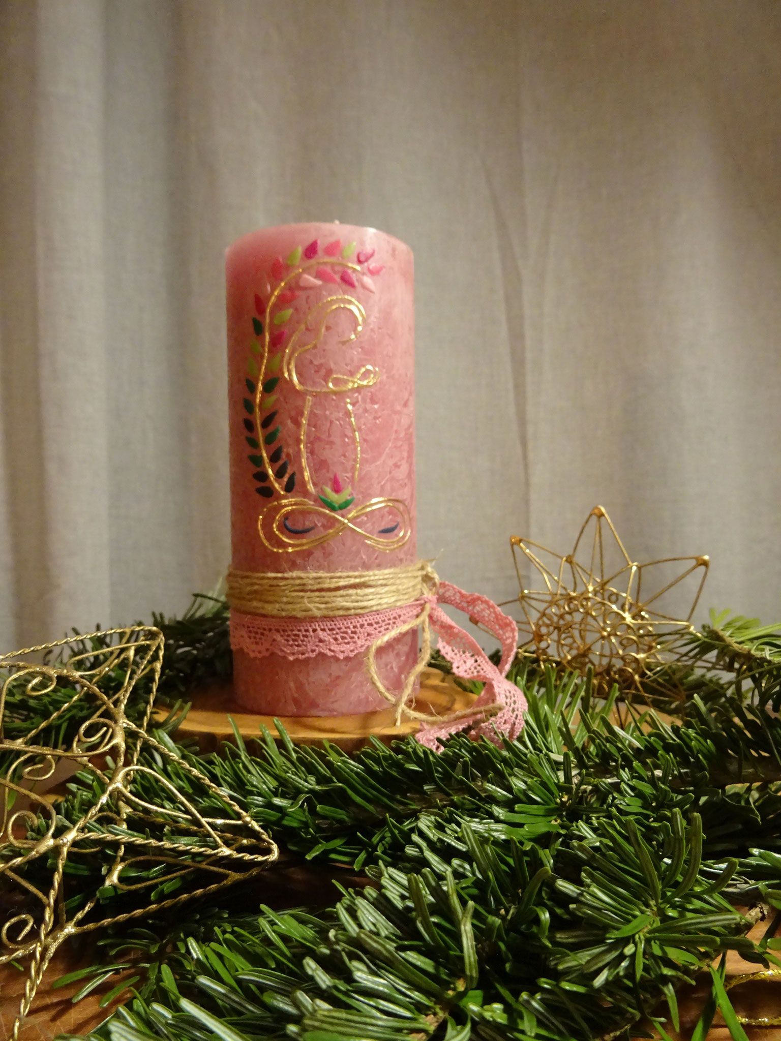 Weihnachtskerze 4