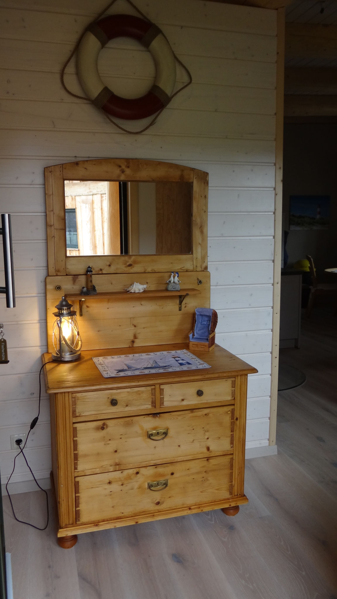 Blockhaus Edersee Sauna Schwimmteich Kaminofen