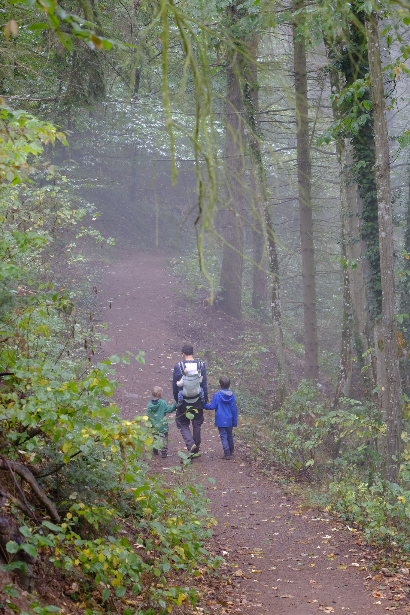 Unter den Bäumen waren wir gut vor Regen geschützt