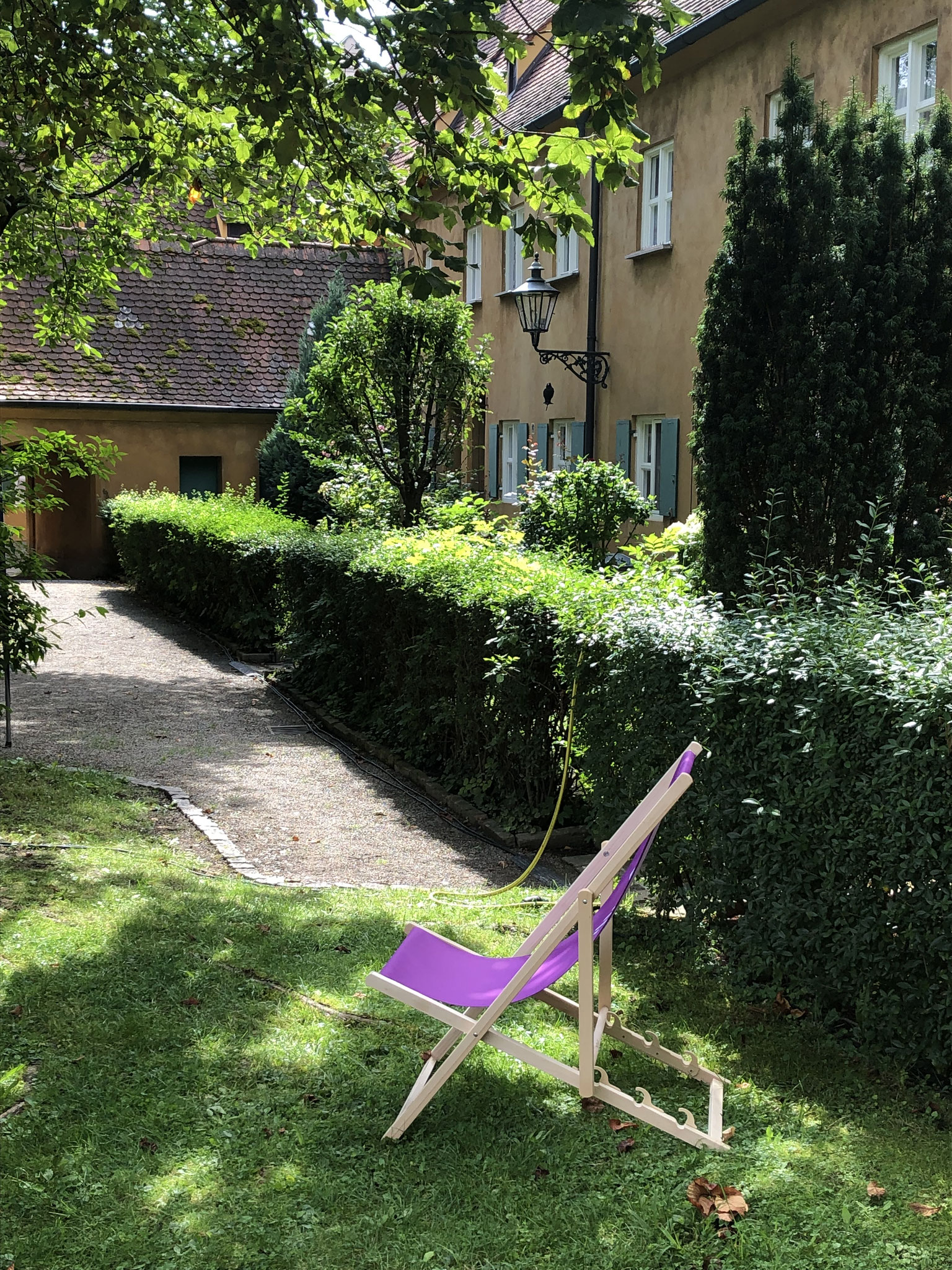grünes Wohnen in der Augsburger Fuggerei