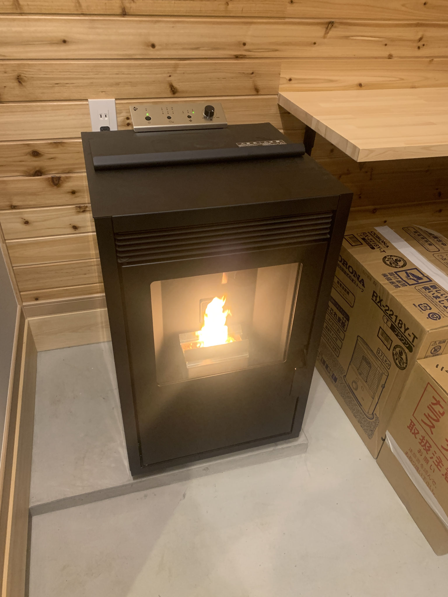 神奈川県・東京都・千葉県でペレットストーブ設置・施工例