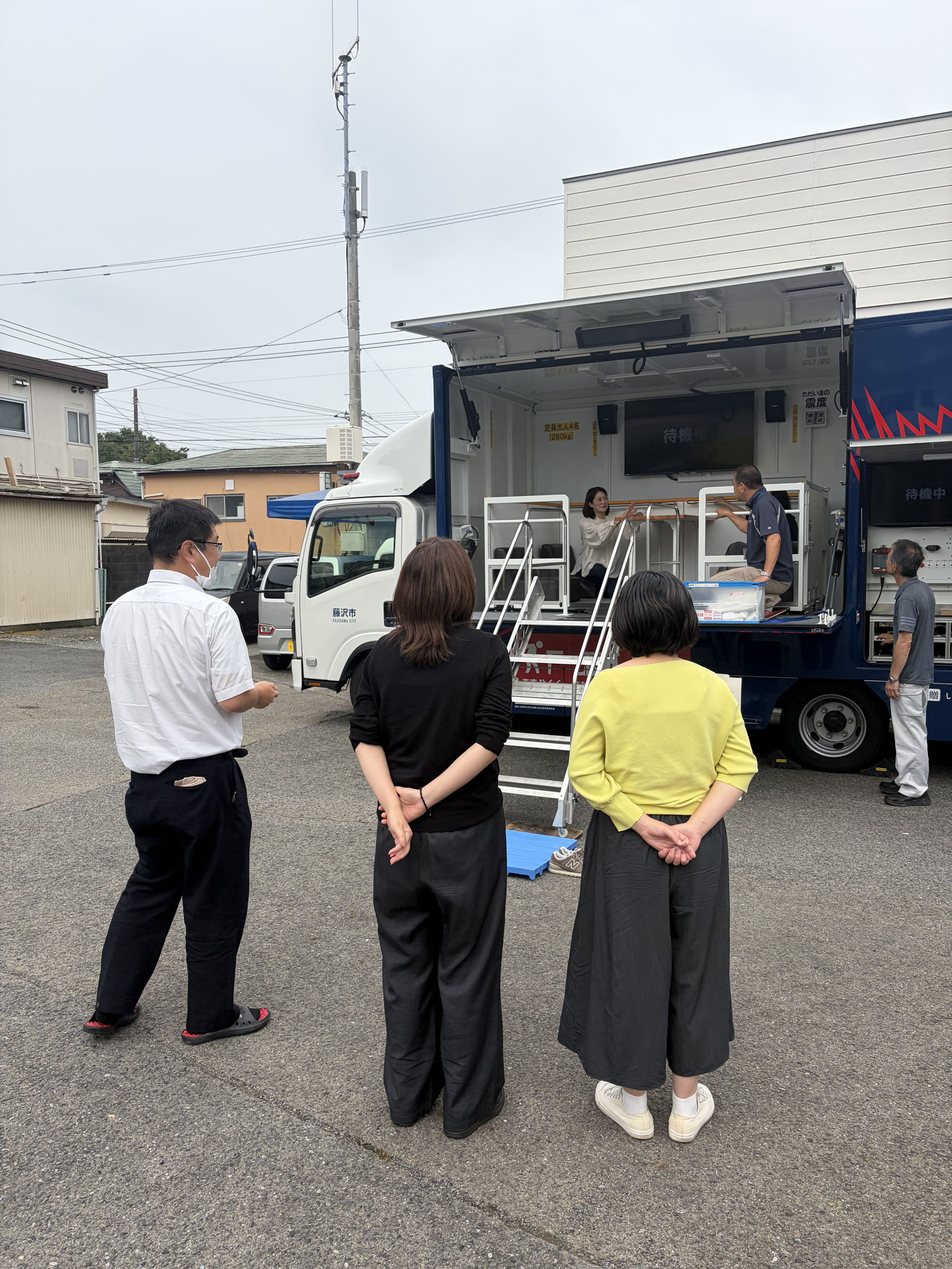 当社の「防災訓練」と同時に