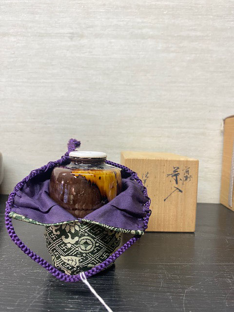 肩衛　茶入　桶谷定一　￥21,000～割引