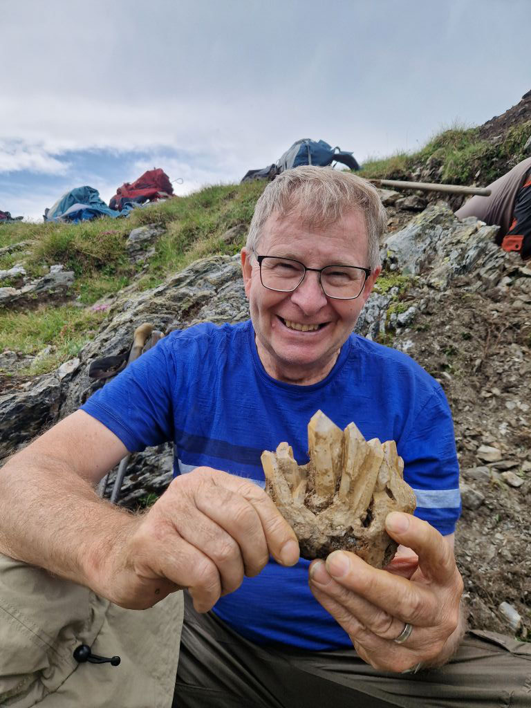 Werner mit bergfrischem Bergkristall
