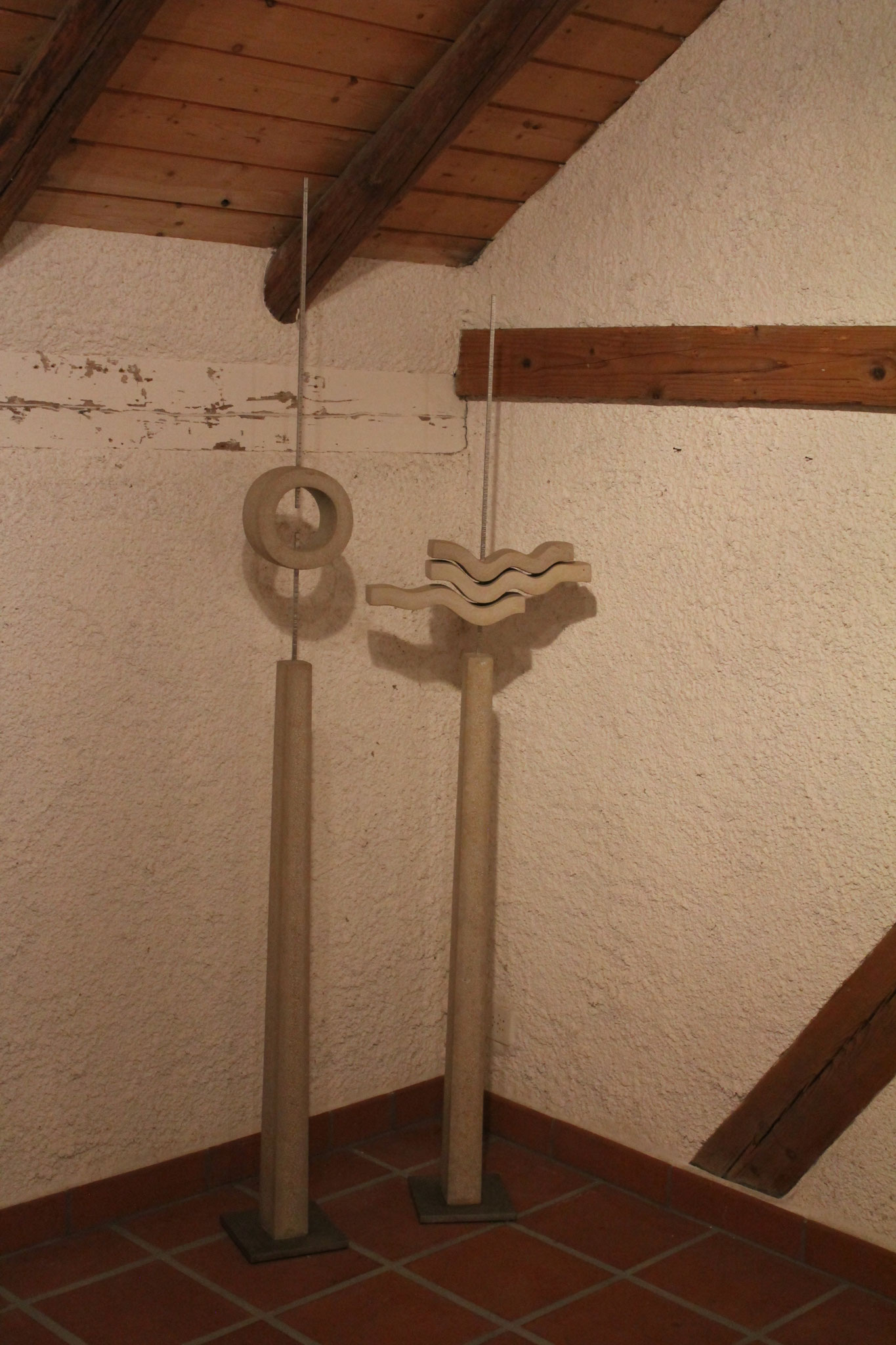 Foyer, Skulpturen
