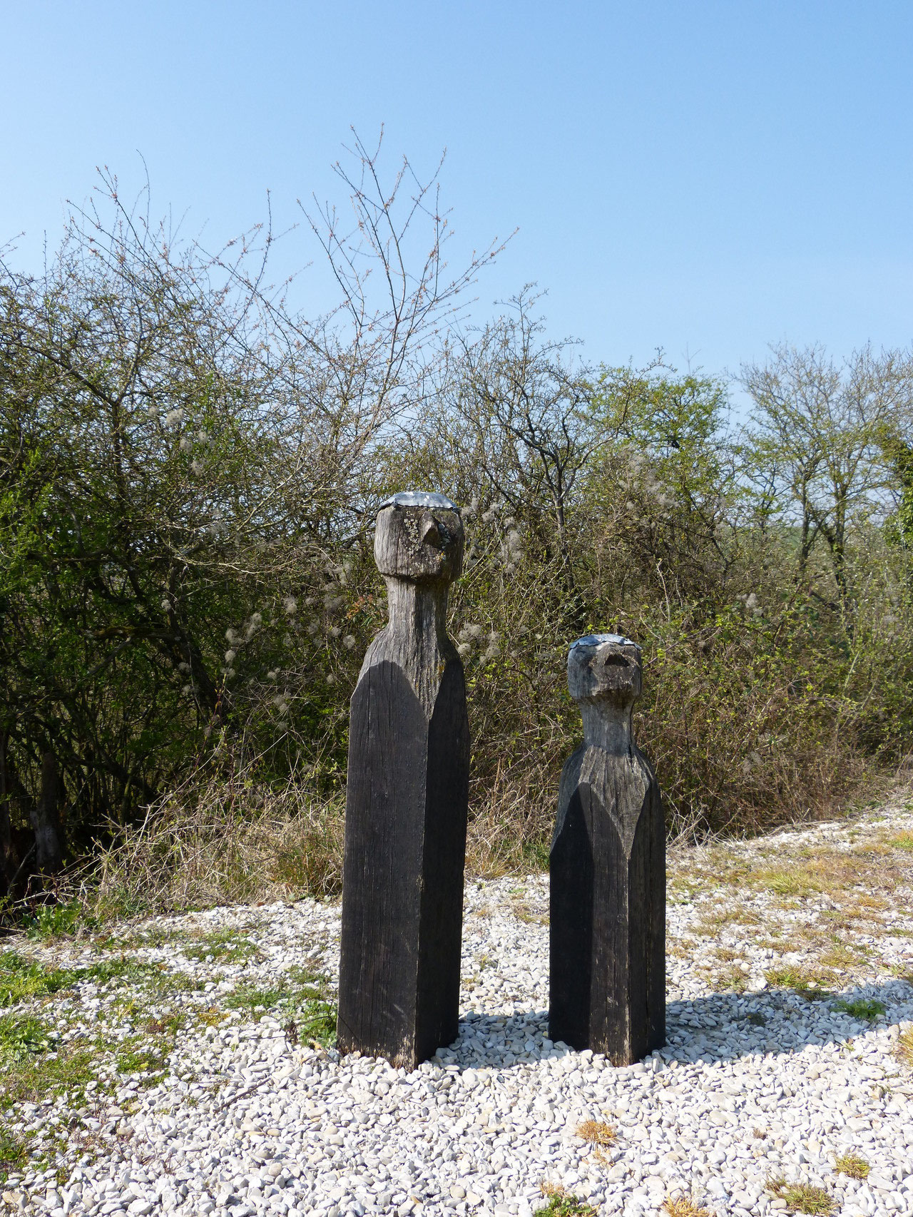 statues au moulin de Dosches