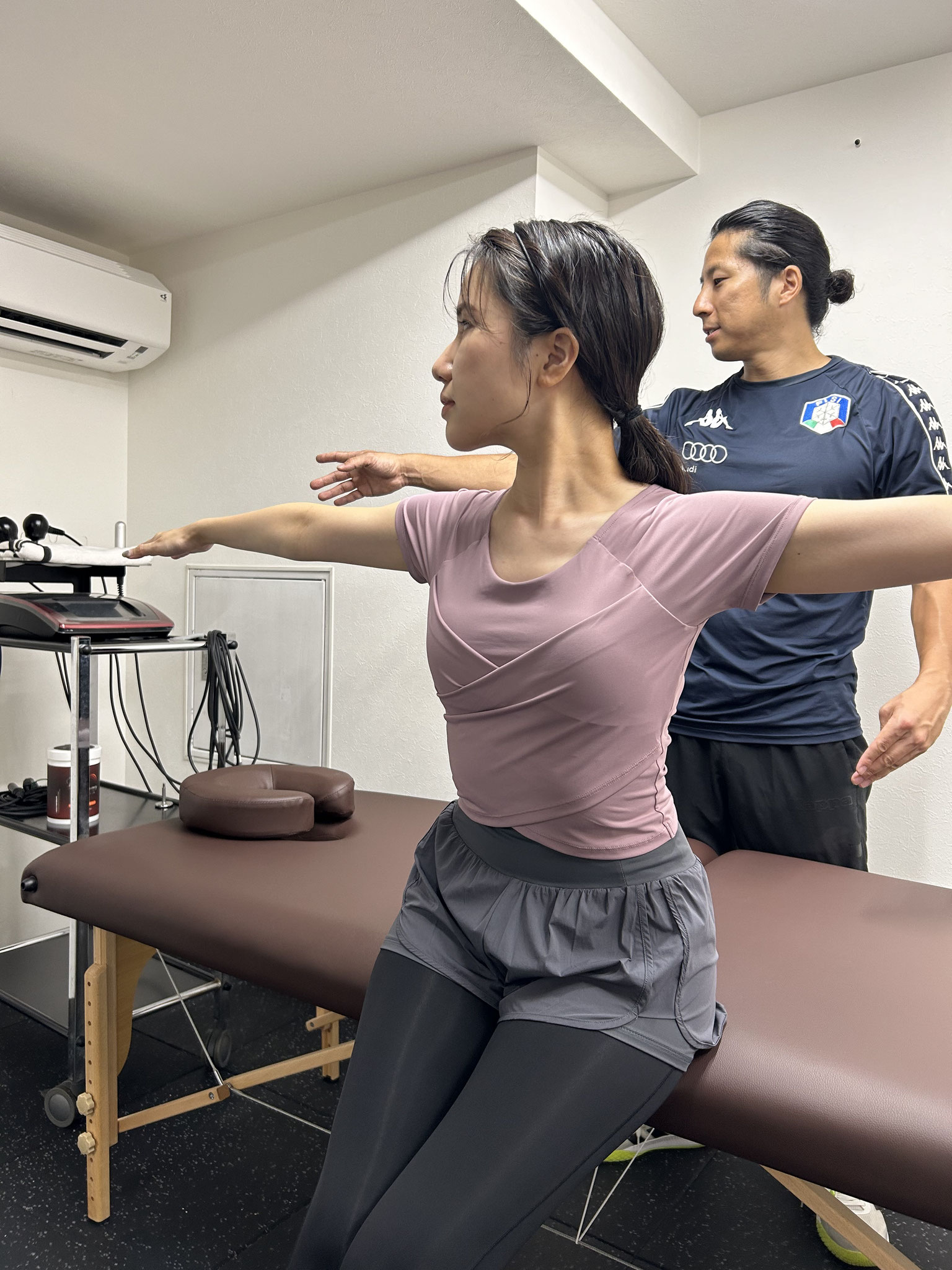 - 3.状態の確認 - 動作のスムースさや筋の張り具合を確認します。