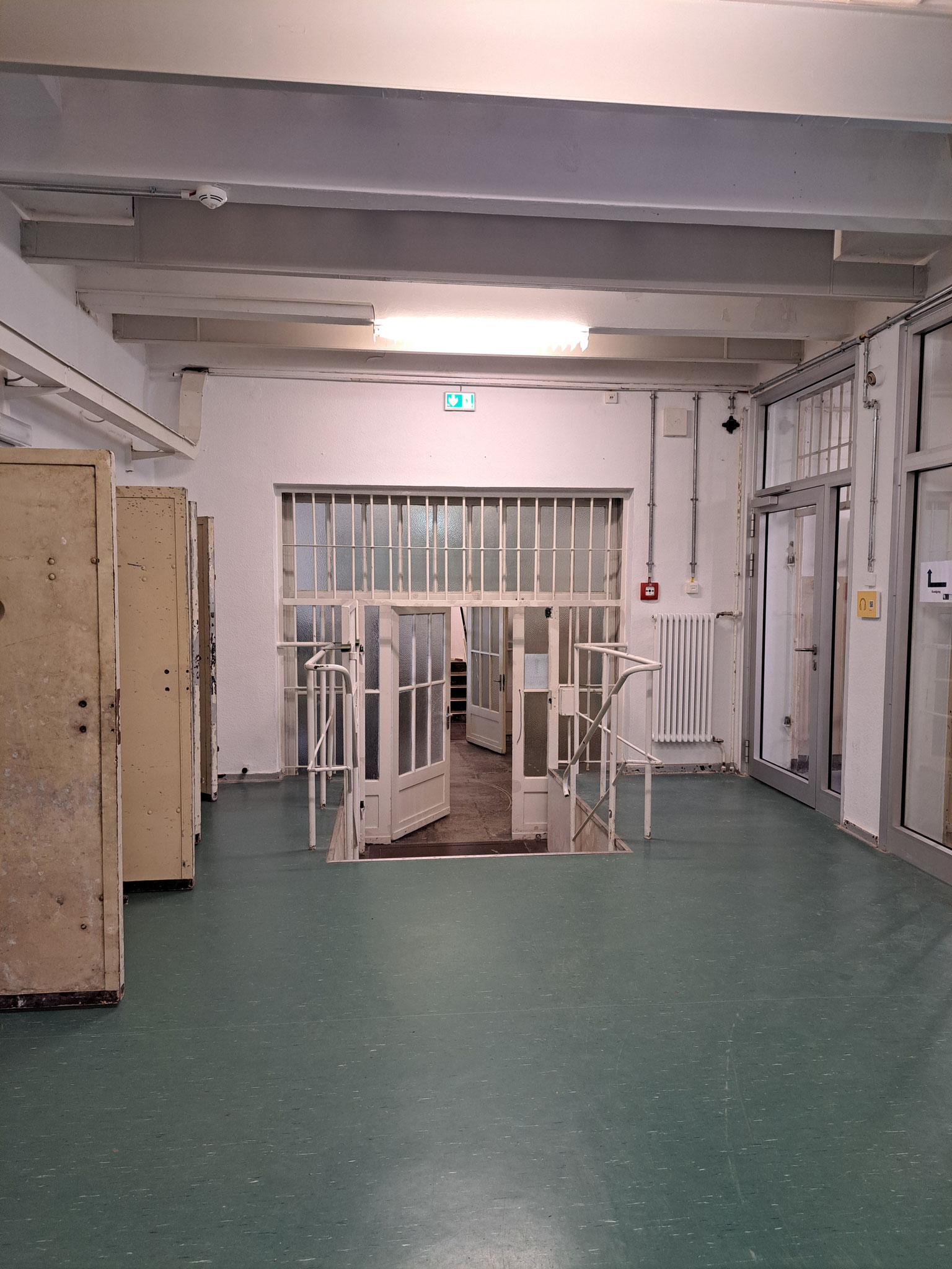 der Gefängnisflur