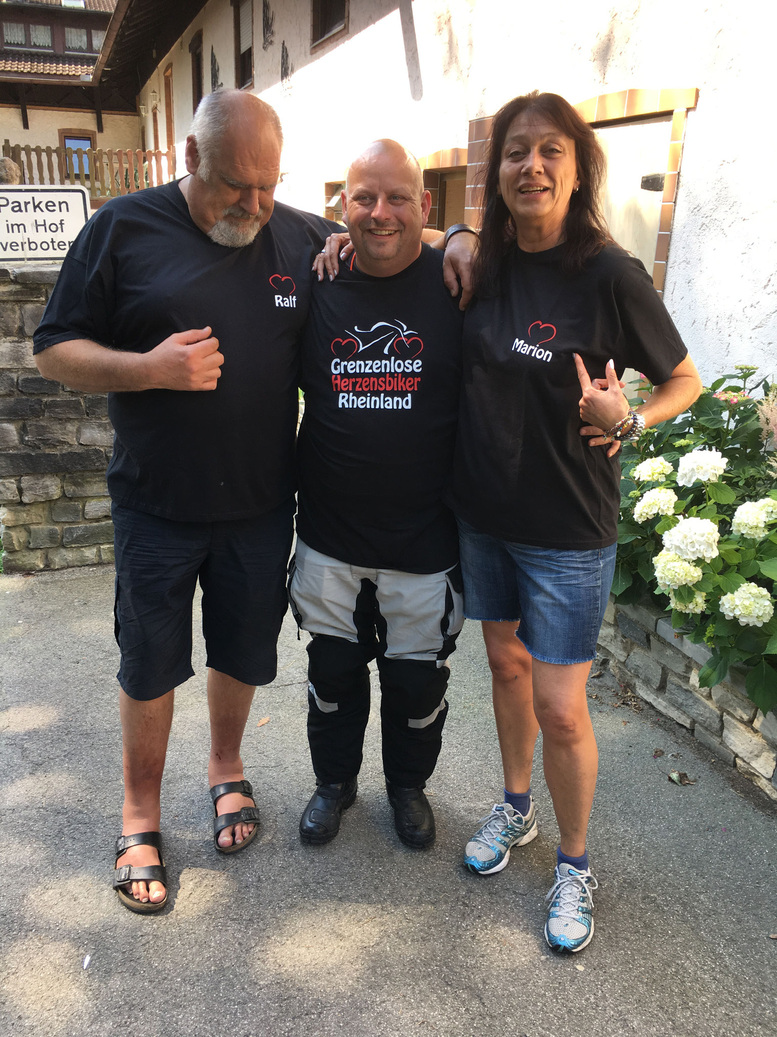 Ehrenmitglieder Herzensbiker, Ralf G. Schöner und Marion Springmann