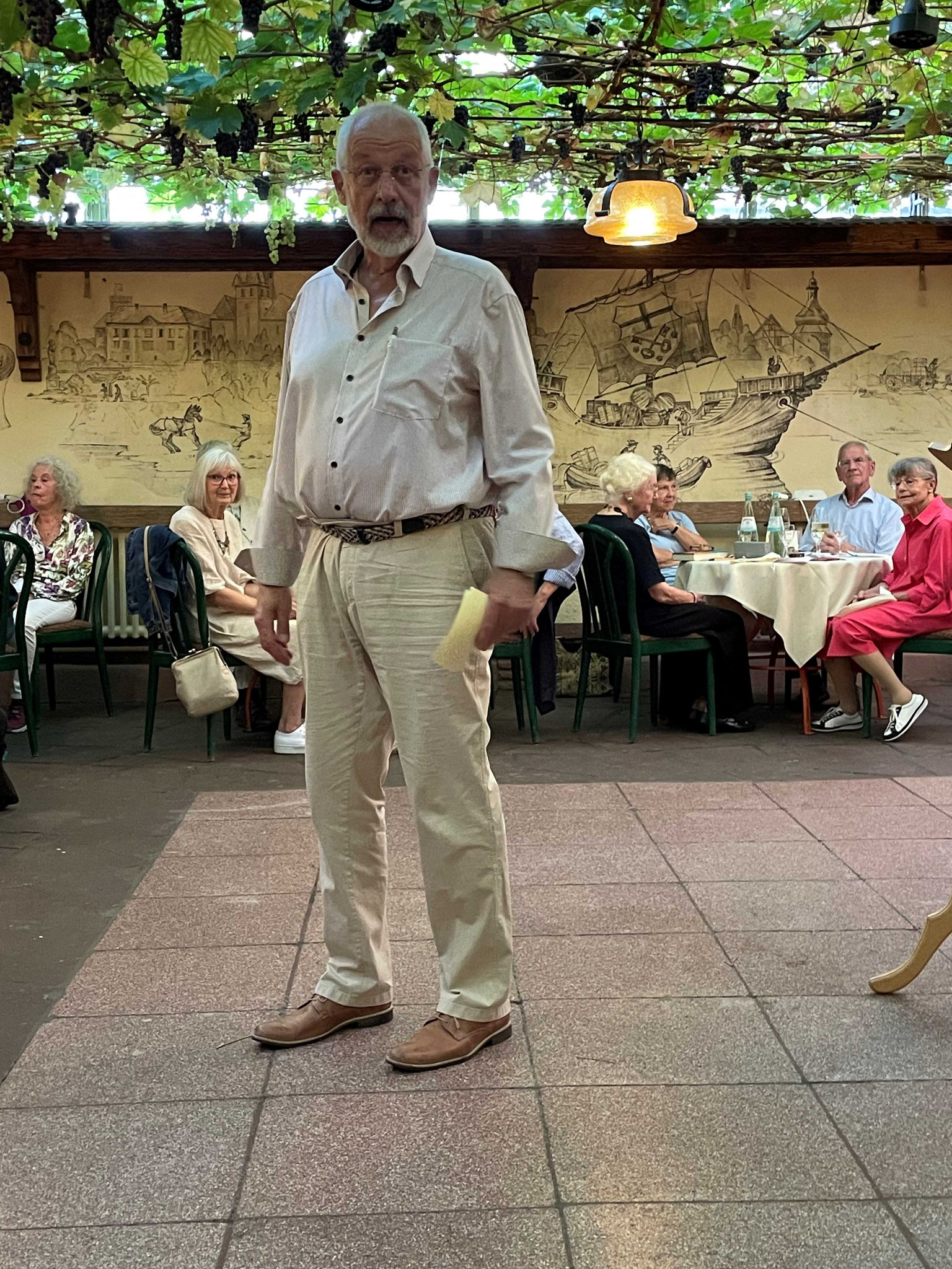 Begrüßung durch den 1. Vorsitzenden Werner Geißler