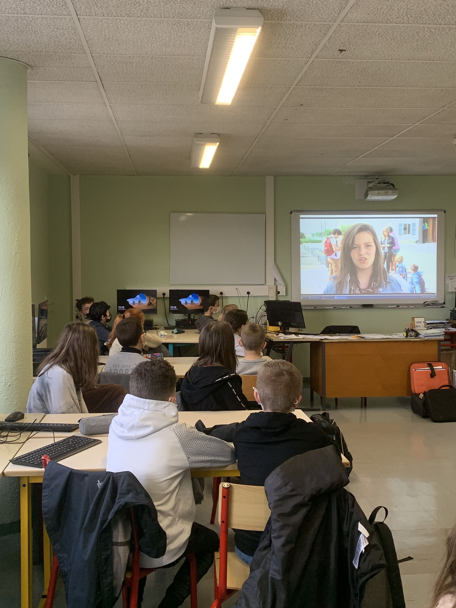 COURCELLES-LES-LENS COLLÈGE ADULPHE DELEGORGUE LE 22 FÉVRIER 2022