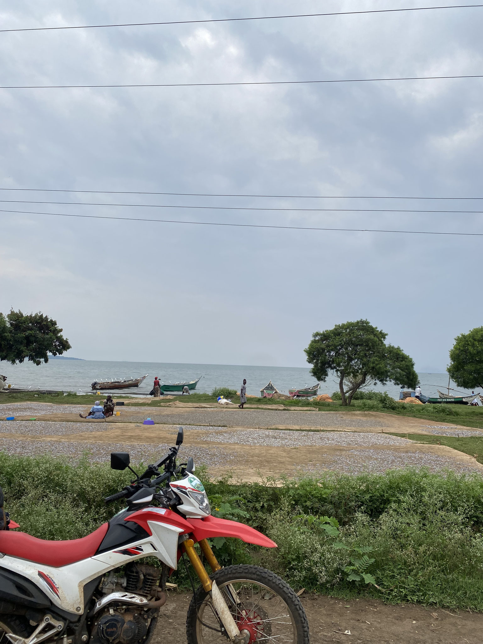 Motorbike Tour around Lake Victoria, Fishermen Village 