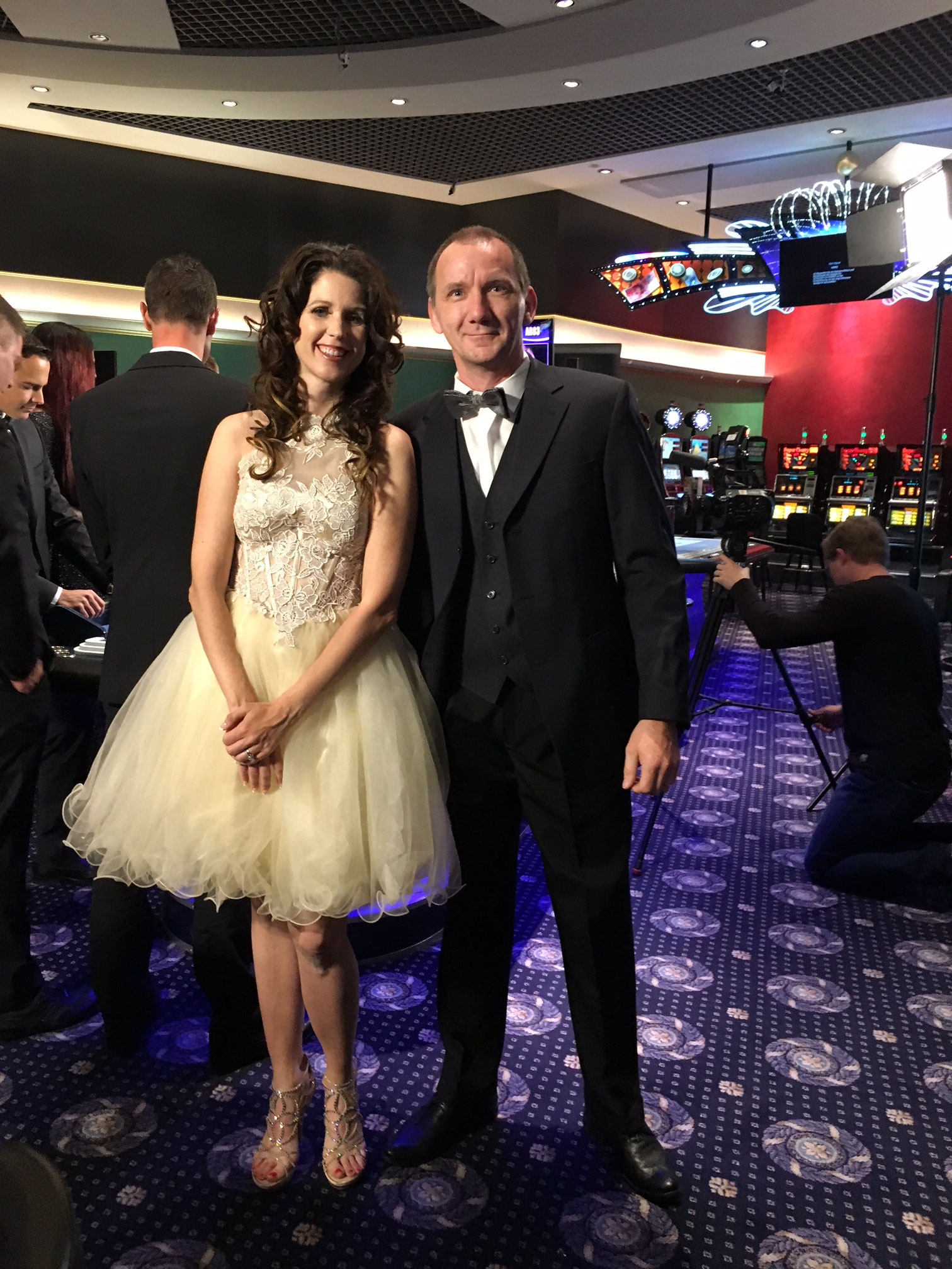 Making of video Gunvor 001 (a tribute to James Bond) in Casino Bad Ragaz