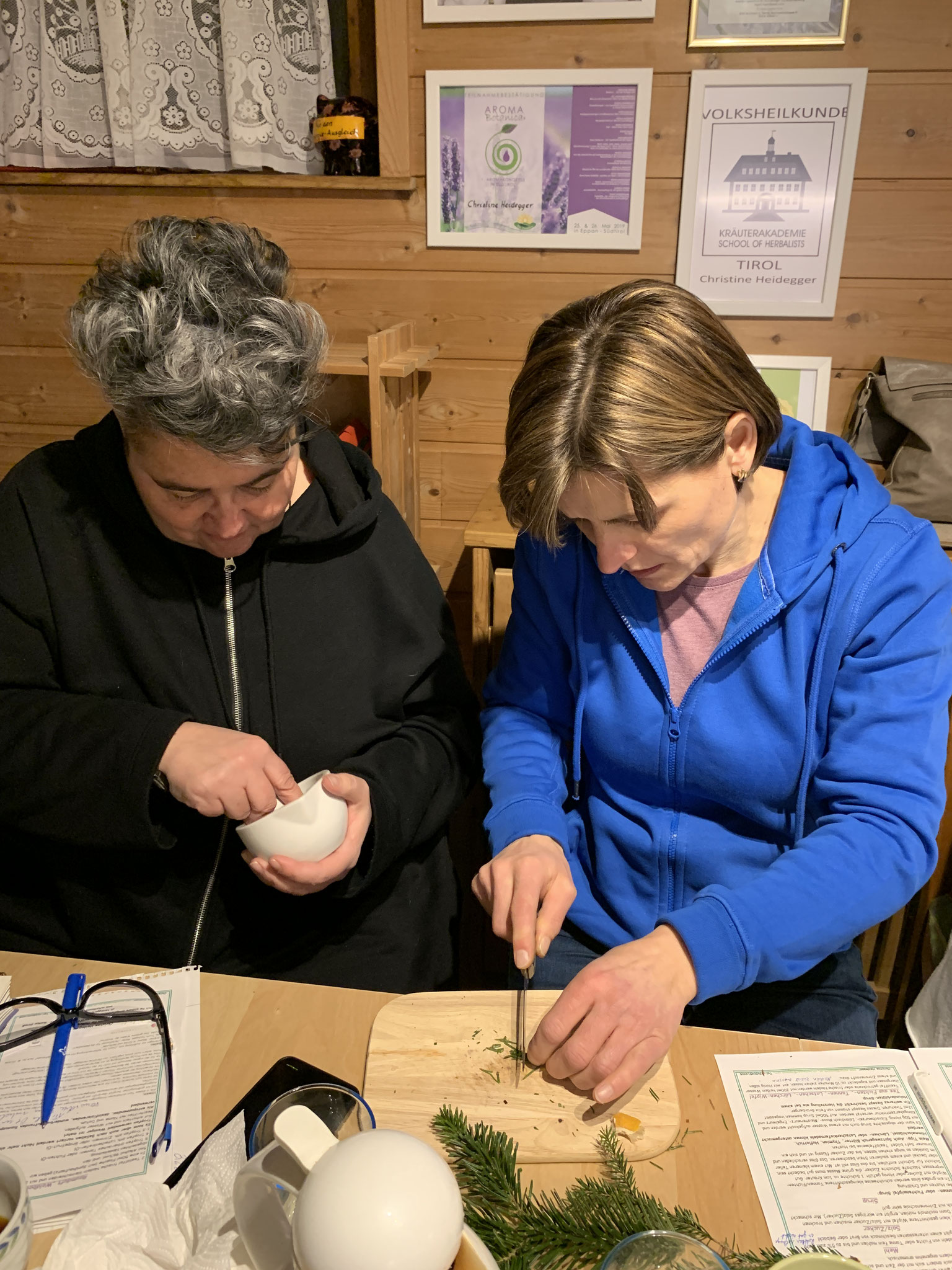 Alle sind sehr fleißig gewesen