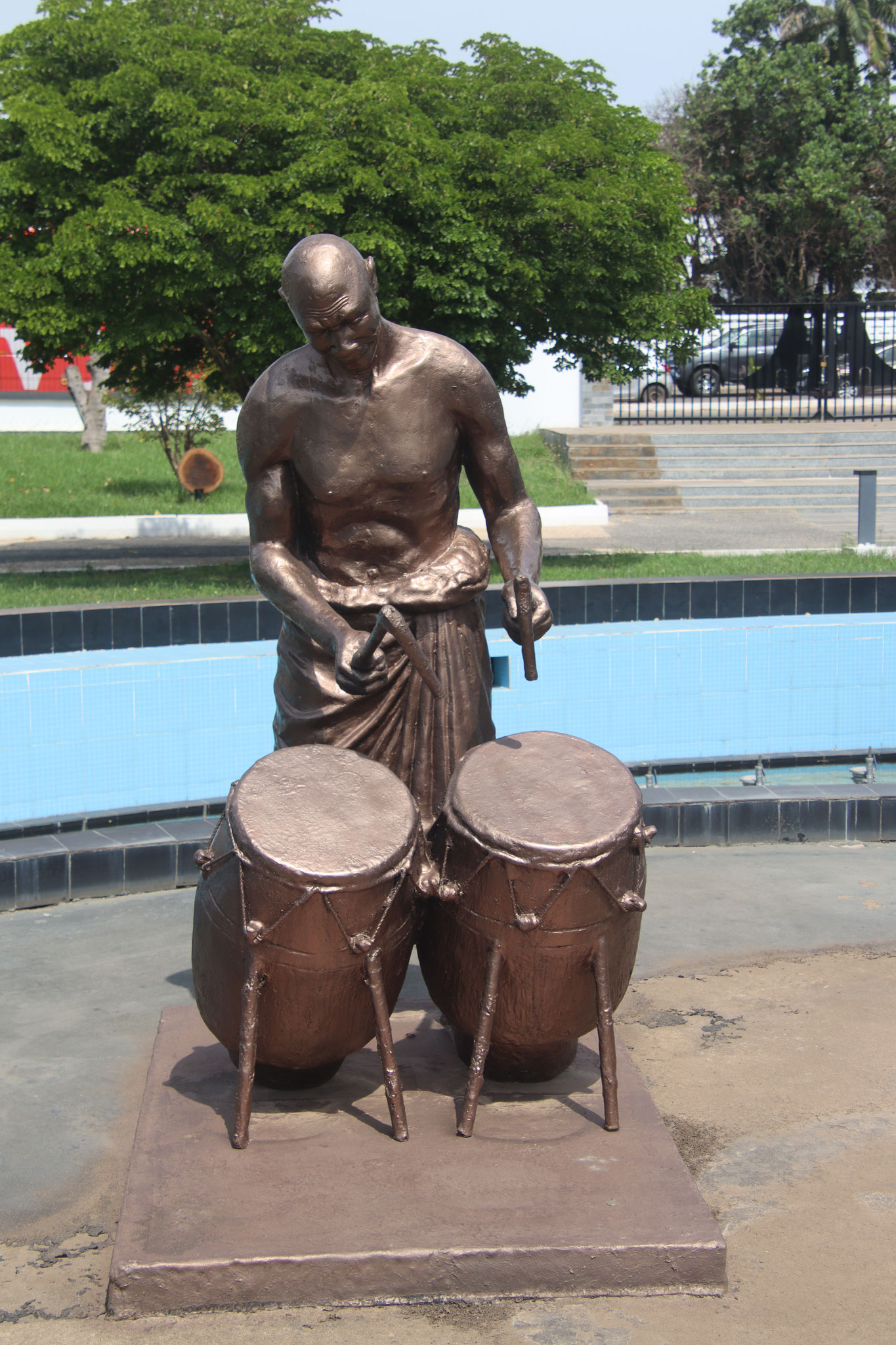 Im Mausoleum von Kwame Nkruma.