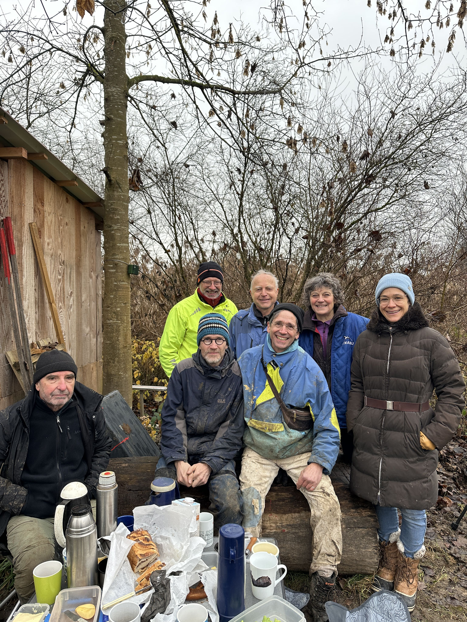 Gruppenbild der Arbeitsgruppe mit Nadyne Saint-Cast