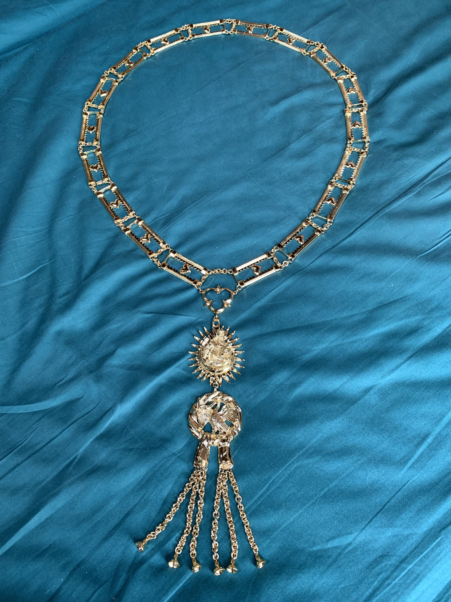 Collier de l'Ordre du Cygne - plaqué or - 425 euros