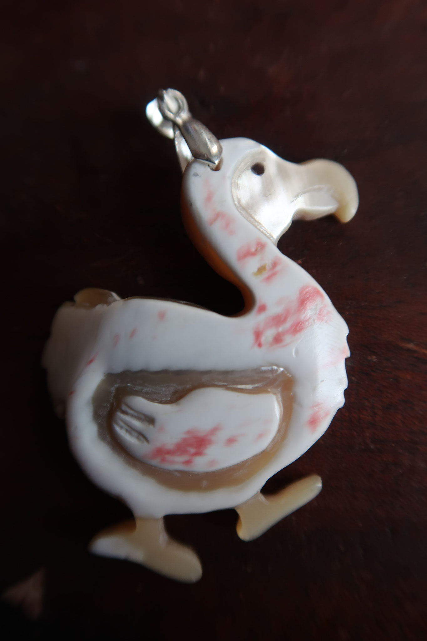  pendentif en nacre dodo