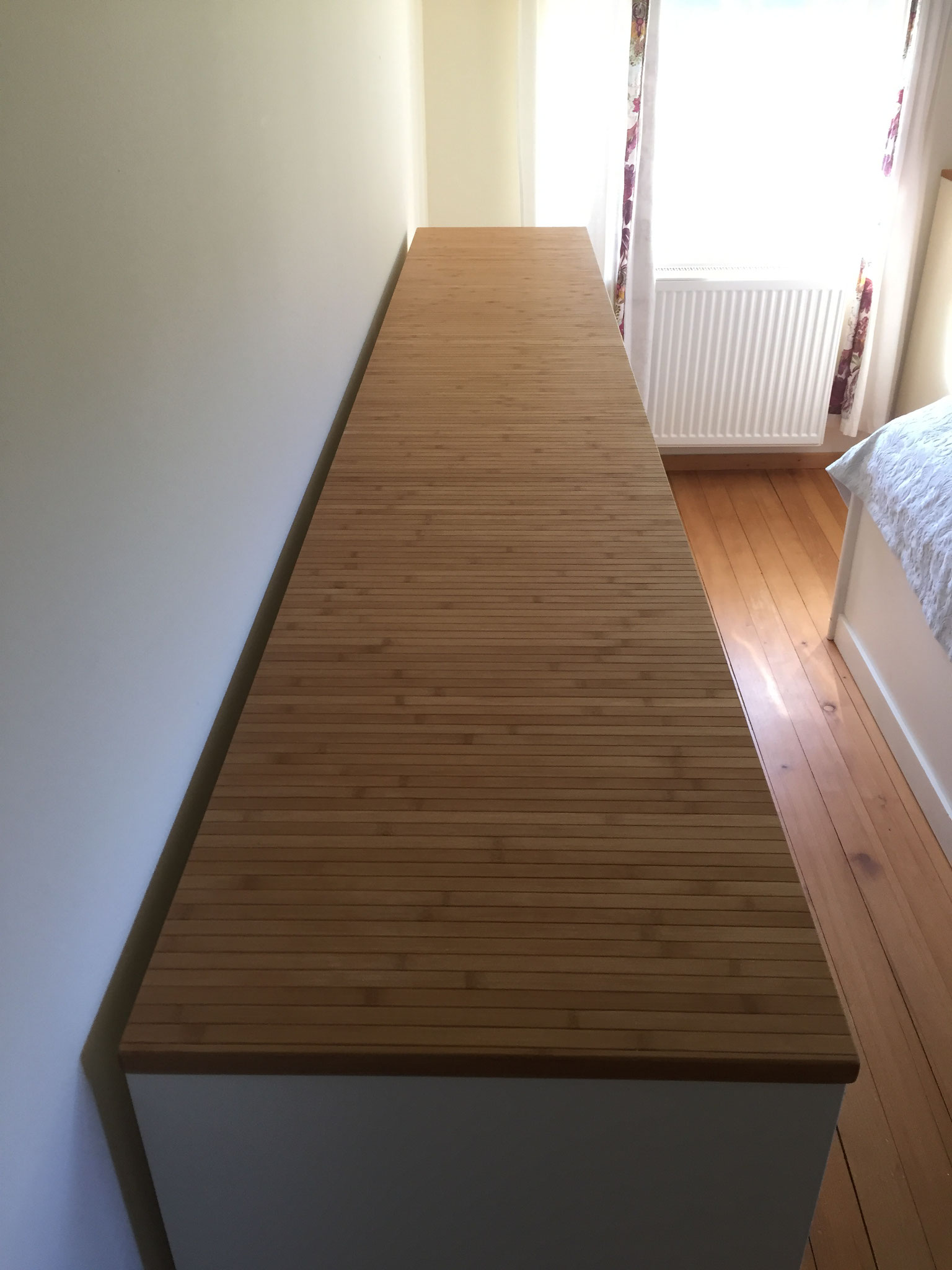 Kommode 2 Abdeckplatte Bambusflex karamell 15 x 2mm