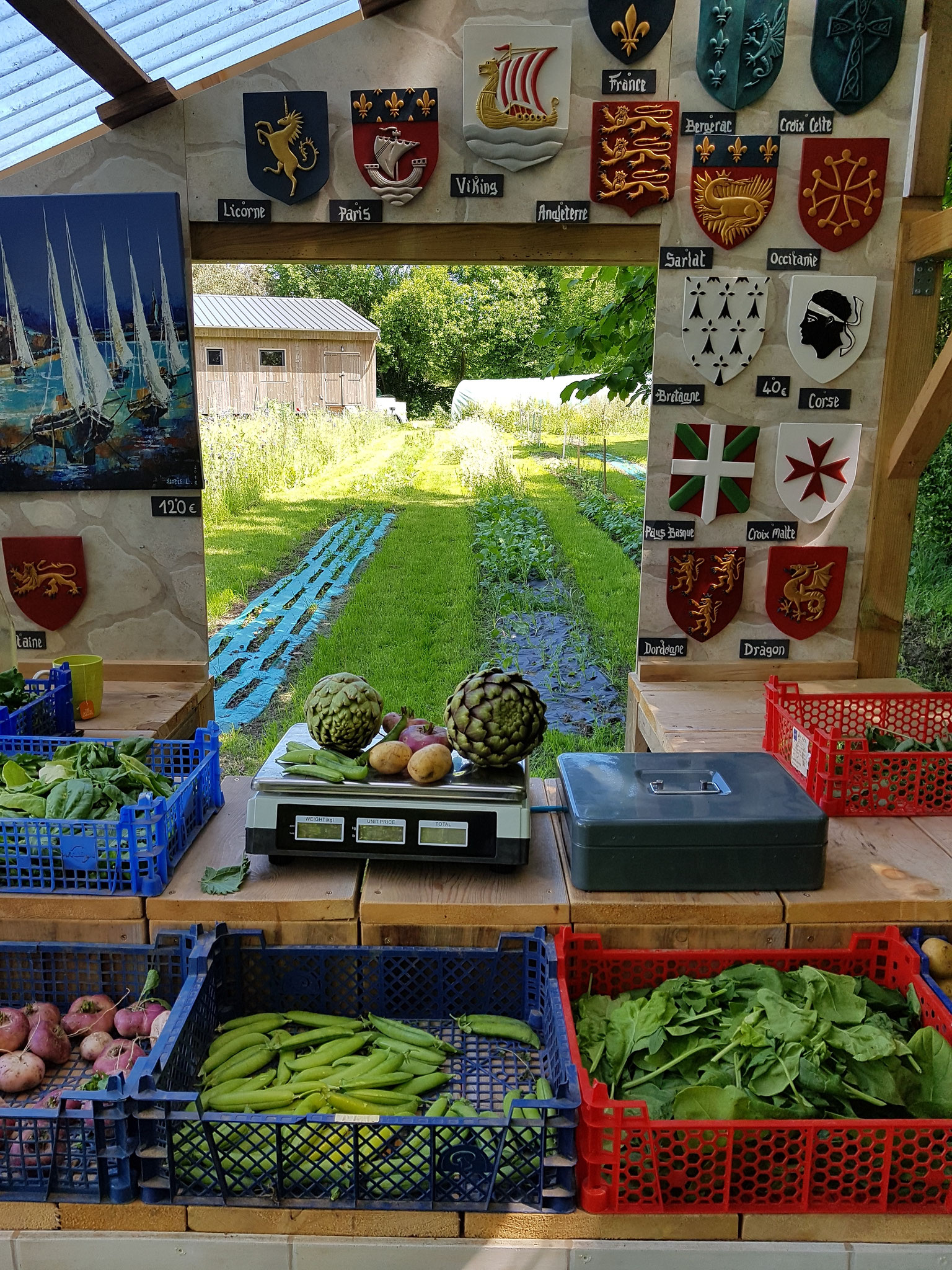 Kiosque de vente