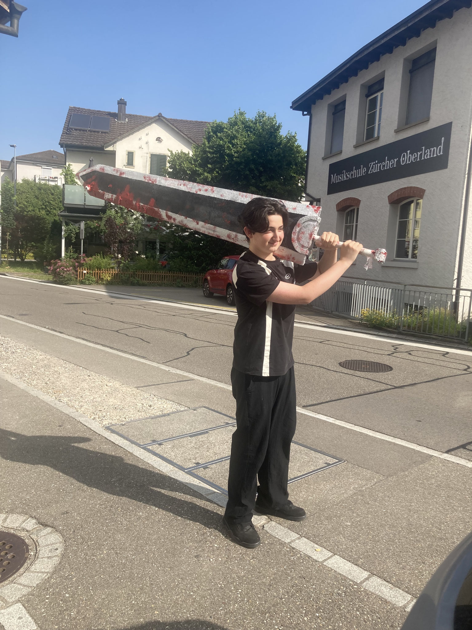 Unsere Projektideen sorgen manchmal für Aufsehen auf der Strasse. Cool!