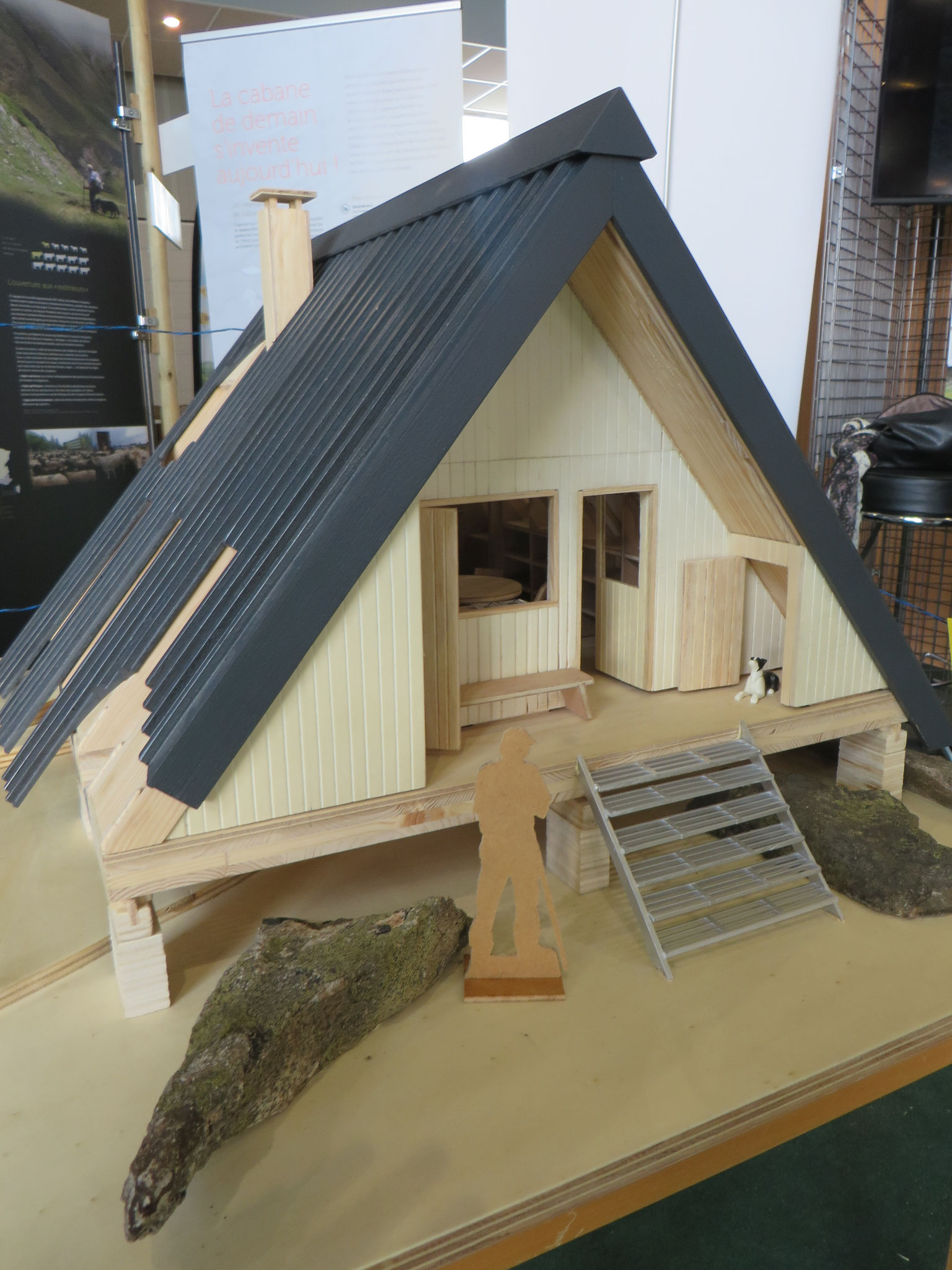 Maquette expo cabanes