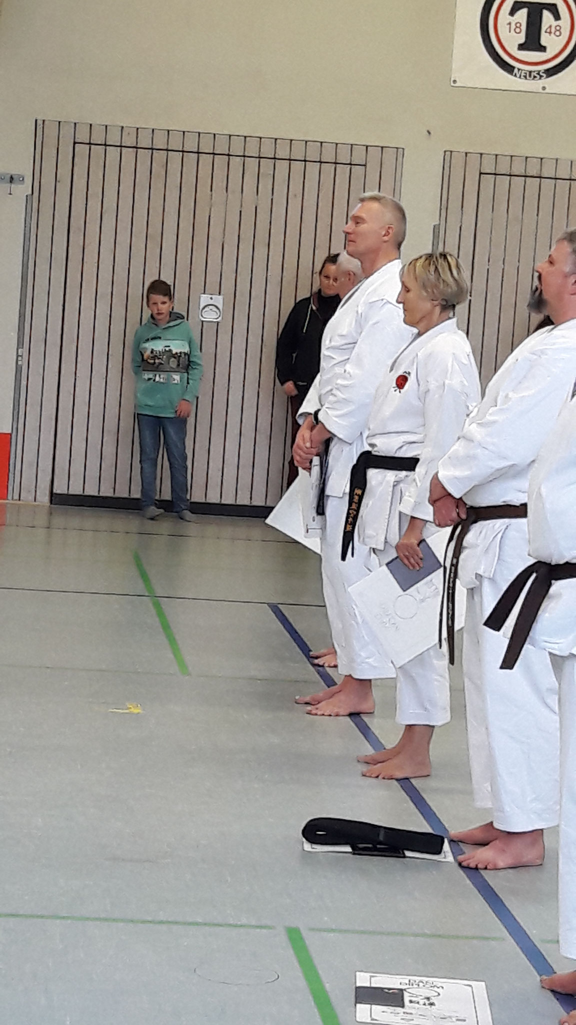 Karate Dan Prüfung von Gerd Wegner Glückwunsch zum 4.Dan