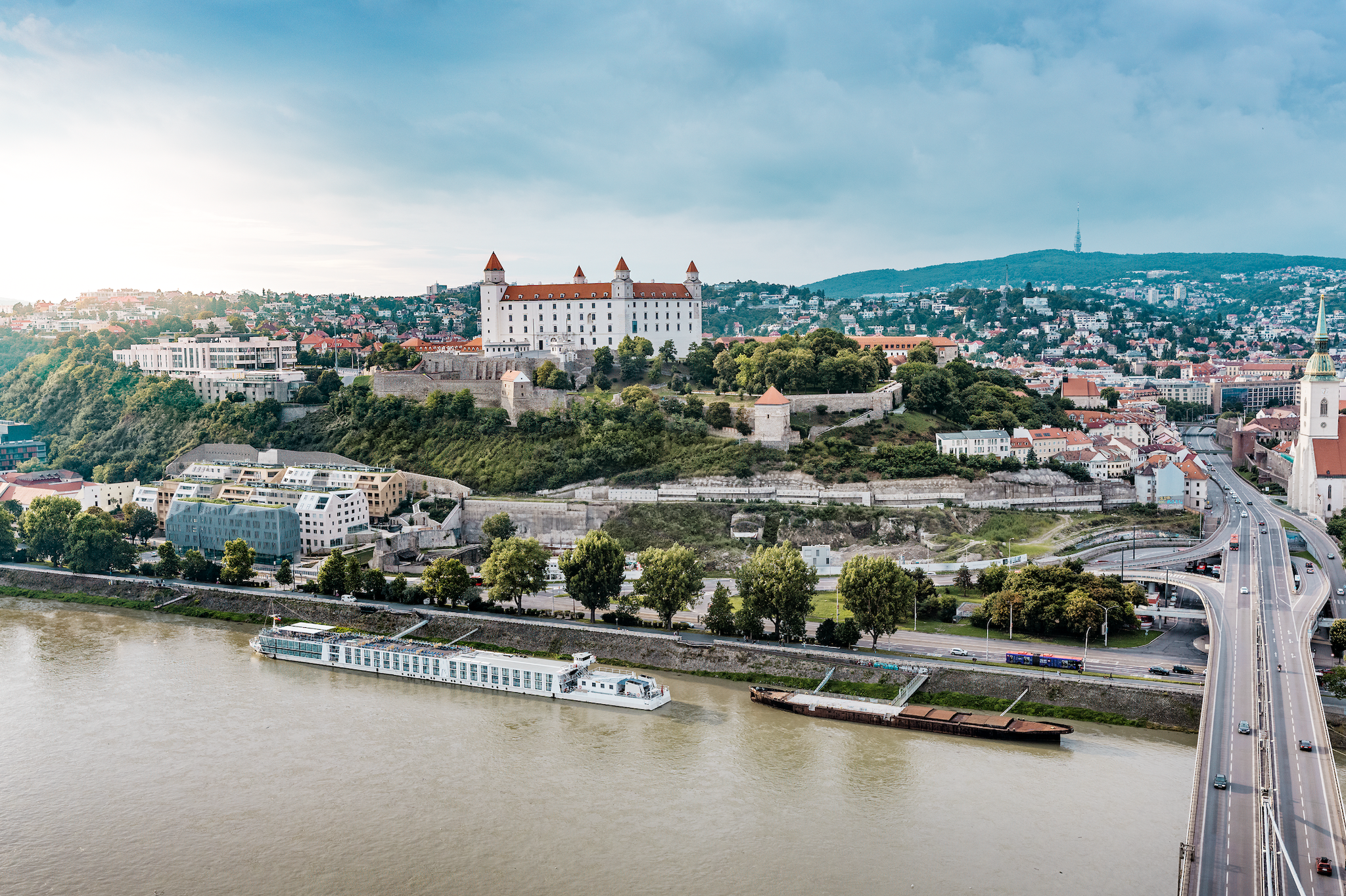 In Bratislava entsteht am Fuße der Burg auf 33.000 Quadratmetern das neue Wohnviertel Vydrica.