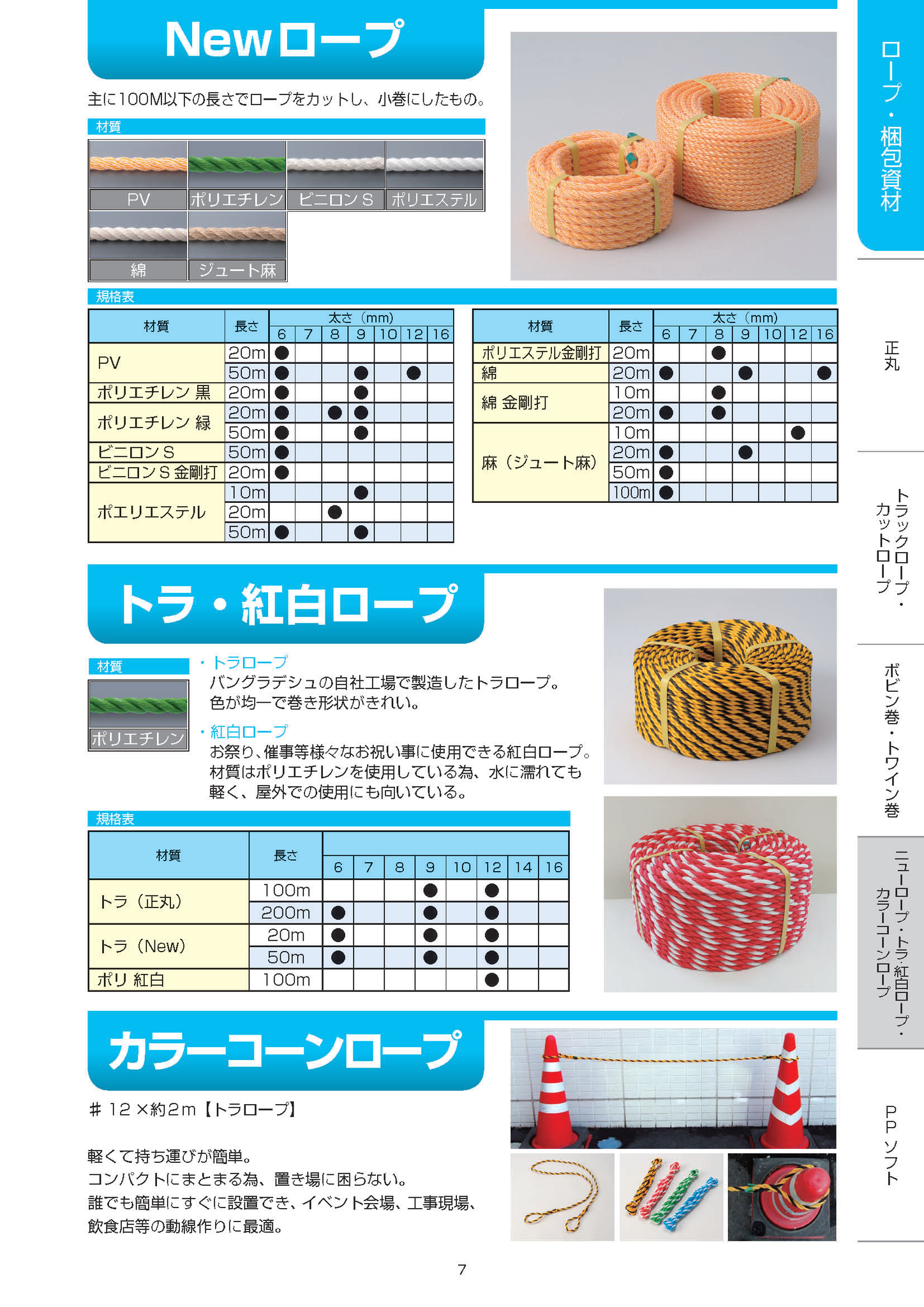 正丸よりも一回り小さいサイズ！ 10ｍ～100ｍで意外と取り回しが良い。