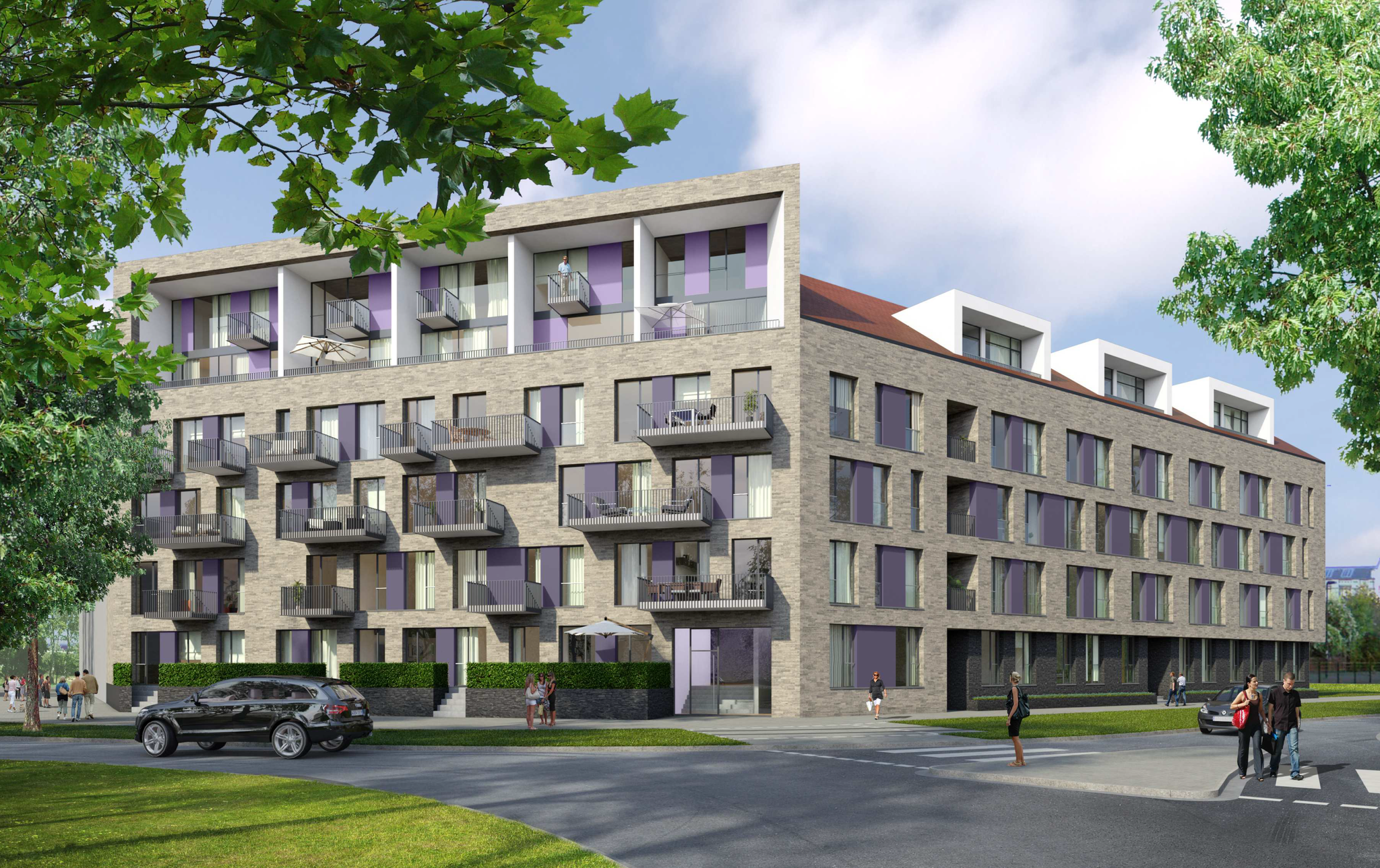 Neubauprojekt in Düsseldorf Oberbilk, Revitalisierung eines alten Bürogebäudes in 45 Wohneinheiten