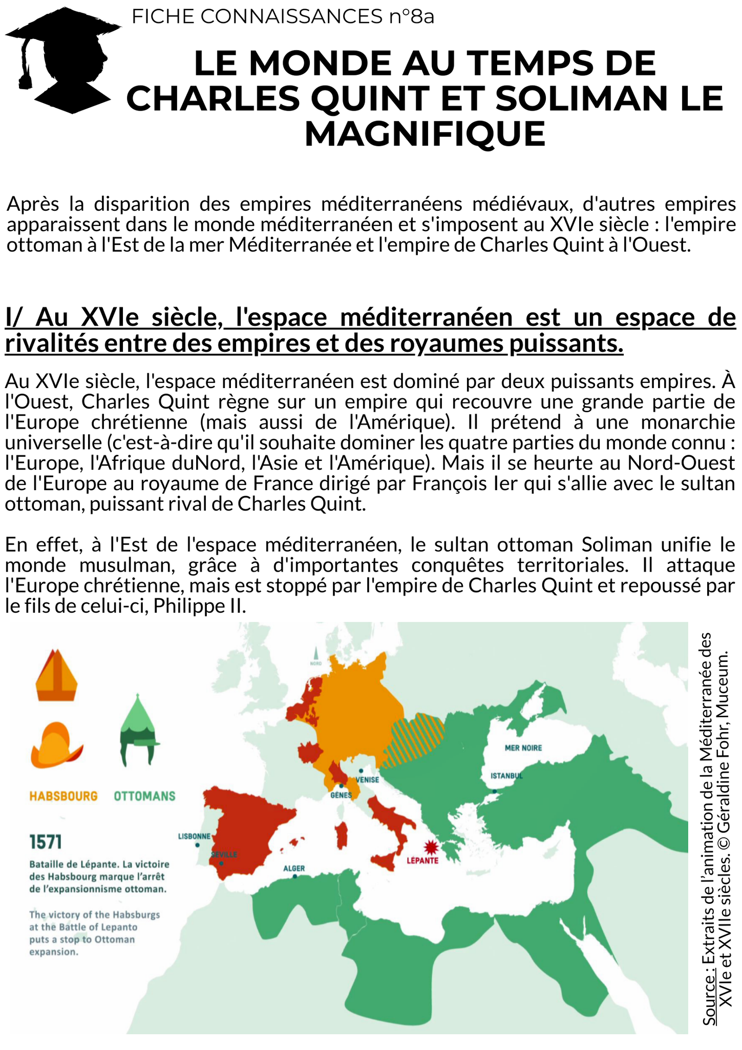 Charles Quint Et Soliman Le Magnifique 5ème évaluation Le monde au temps de Charles Quint et Soliman le magnifique (histoire