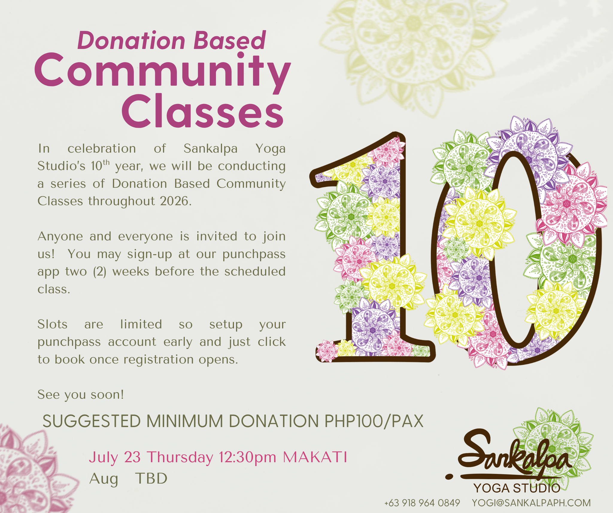 Community Classes