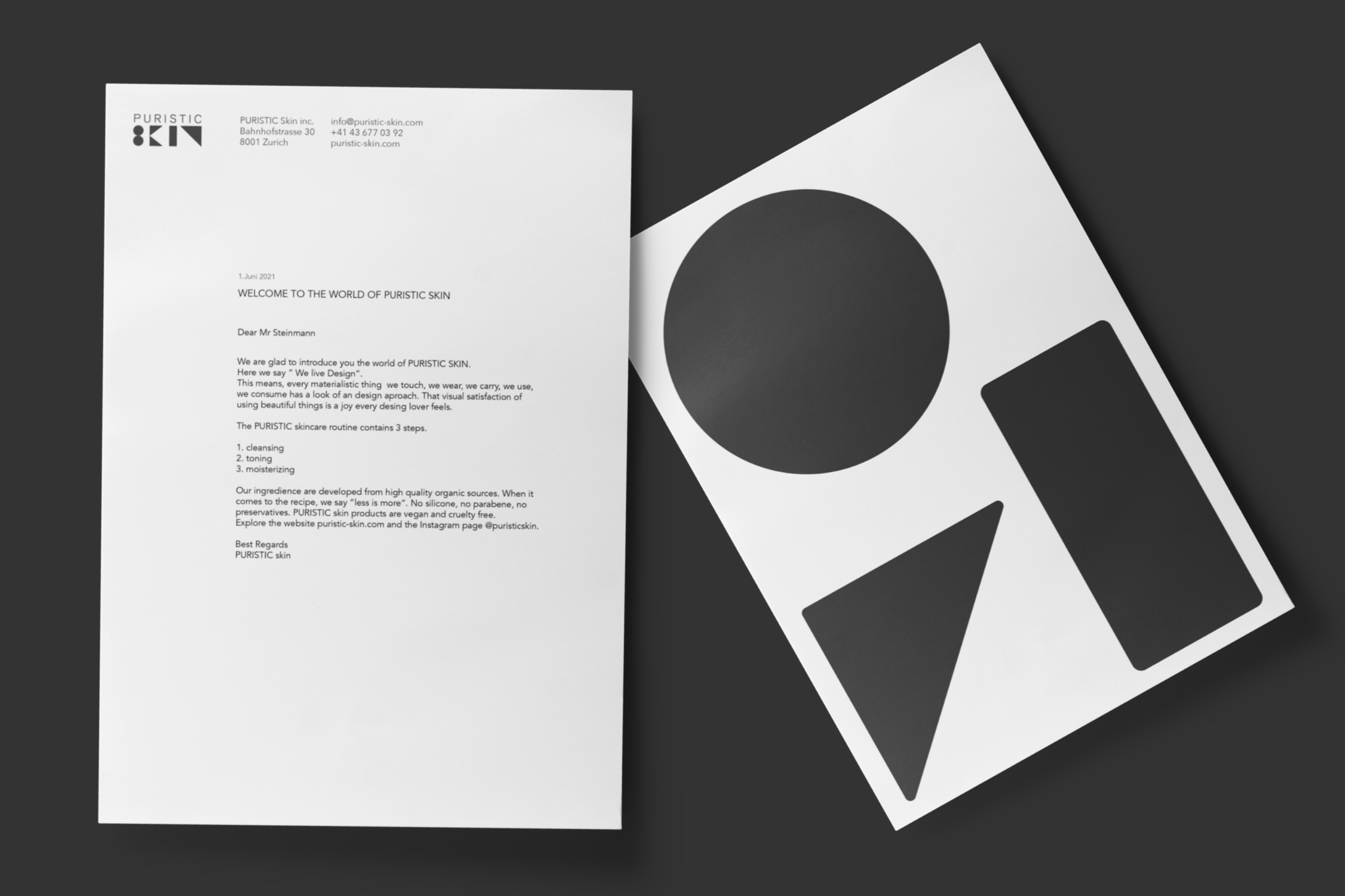 letter design for costumers
