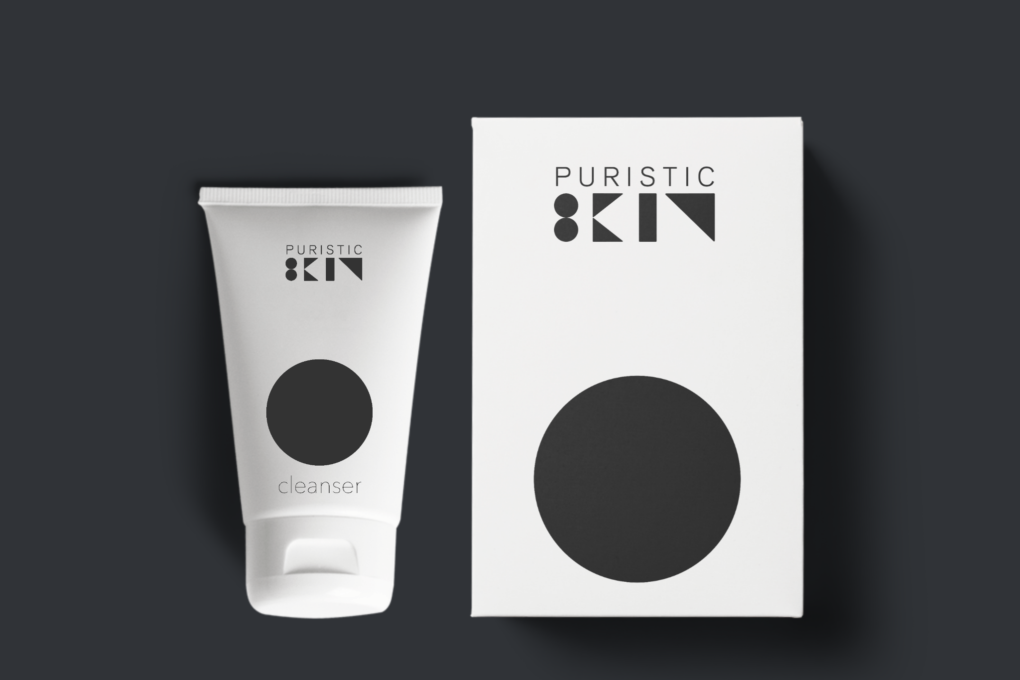 cleanser + packaging
