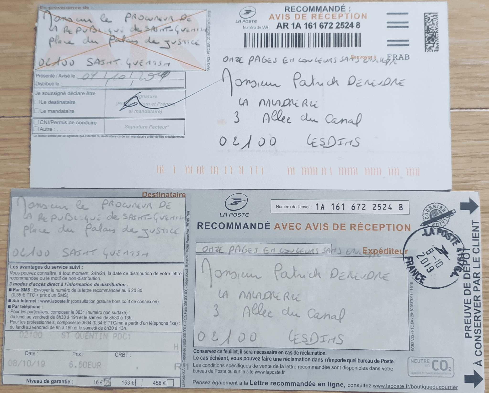 Monsieur Eric DUPOND-MORETTI Va t'il Briser la LOI DU SILENCE ? www.jenesuispasunchien.fr www.jesuisvictime.fr www.jesuispatrick.fr PARJURE & CORRUPTION AU COEUR MÊME DE LA JUSTICE //LES MAFIAS CRIMINELLES EN BANDES ORGANISEES