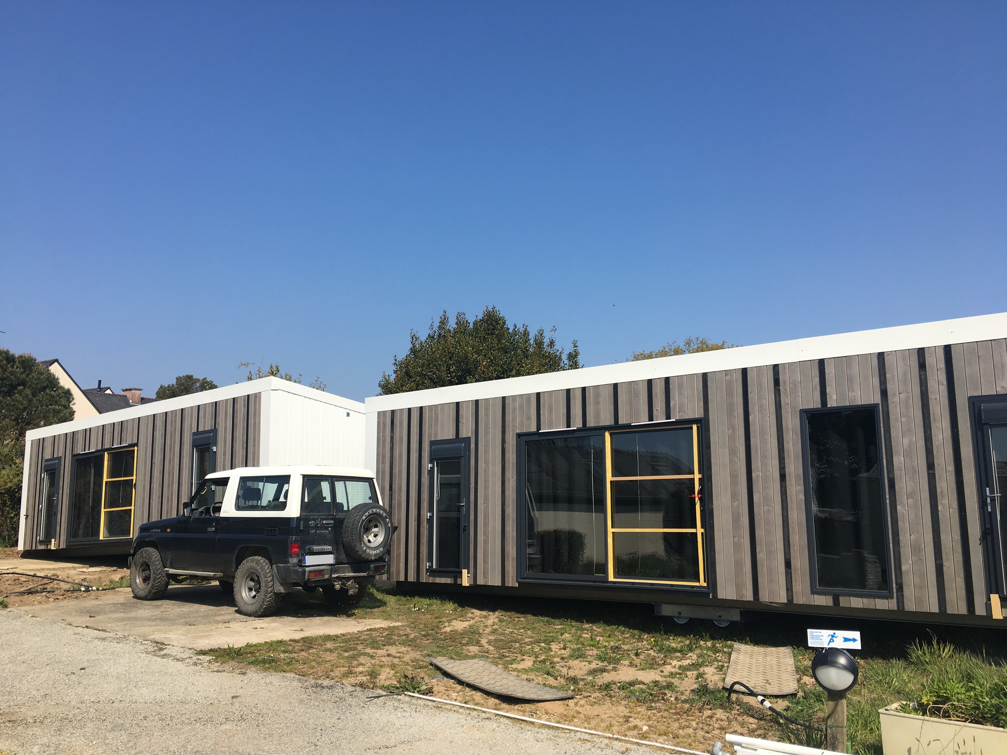 Installation mobil-homes neufs pour camping Landrezac